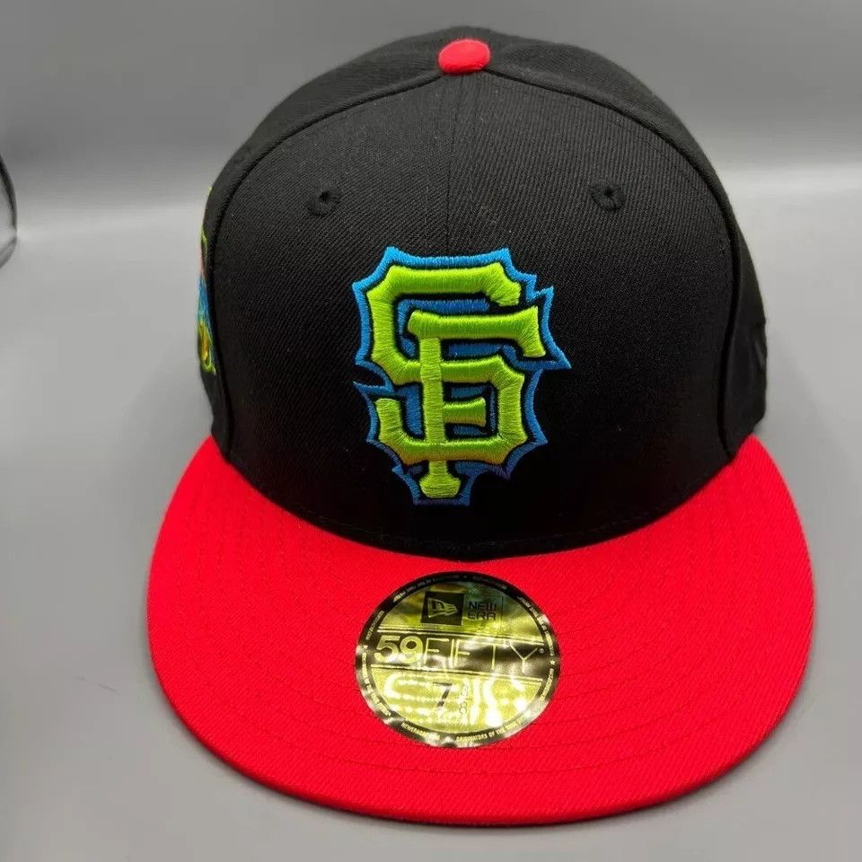 New Era San Francisco Giants Hat Men 7 3/8 59Fifty New Era Fitted Size ONE SIZE - 2 Thumbnail