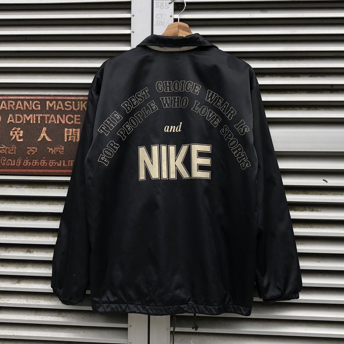 Nike 🔥RARE🔥Vintage Nike Block Blue Tag OREGON Coach Jacket Size US M / EU 48-50 / 2 - 7 Thumbnail