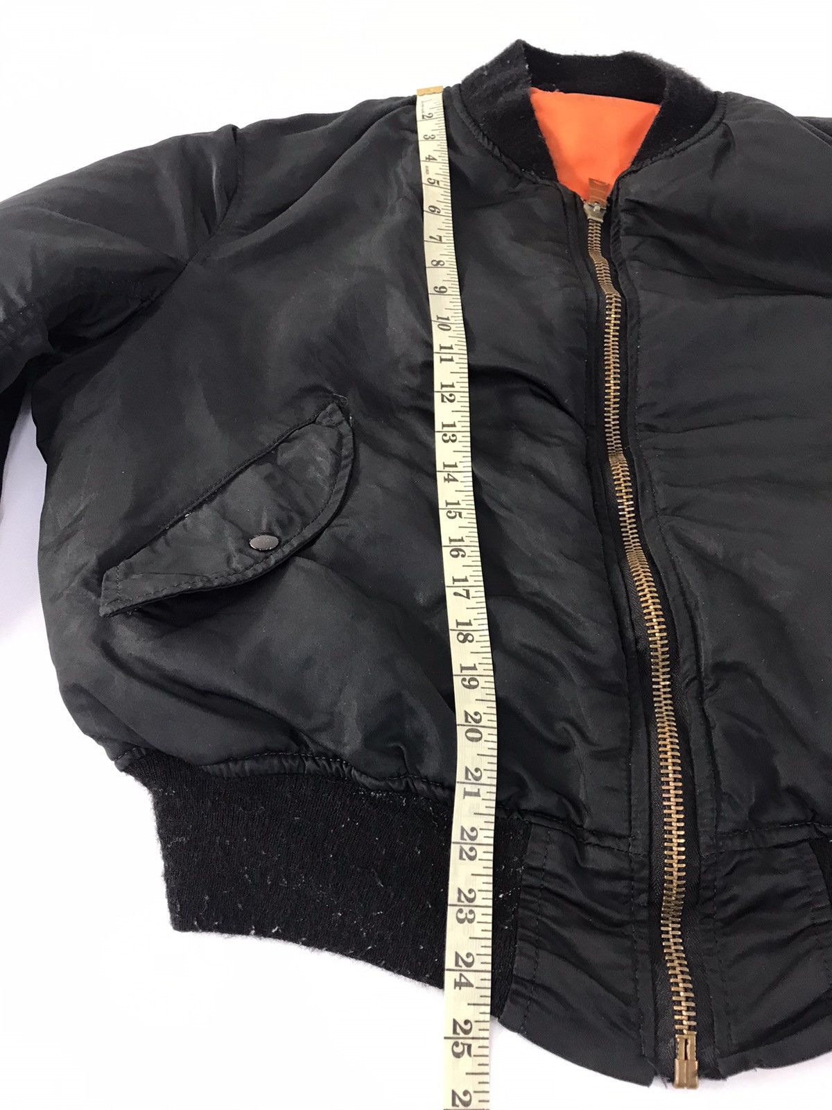 Other 90s USAF Flyer Military Bomber Jacket Type MA1 Flight Down Size US XL / EU 56 / 4 - 11 Thumbnail