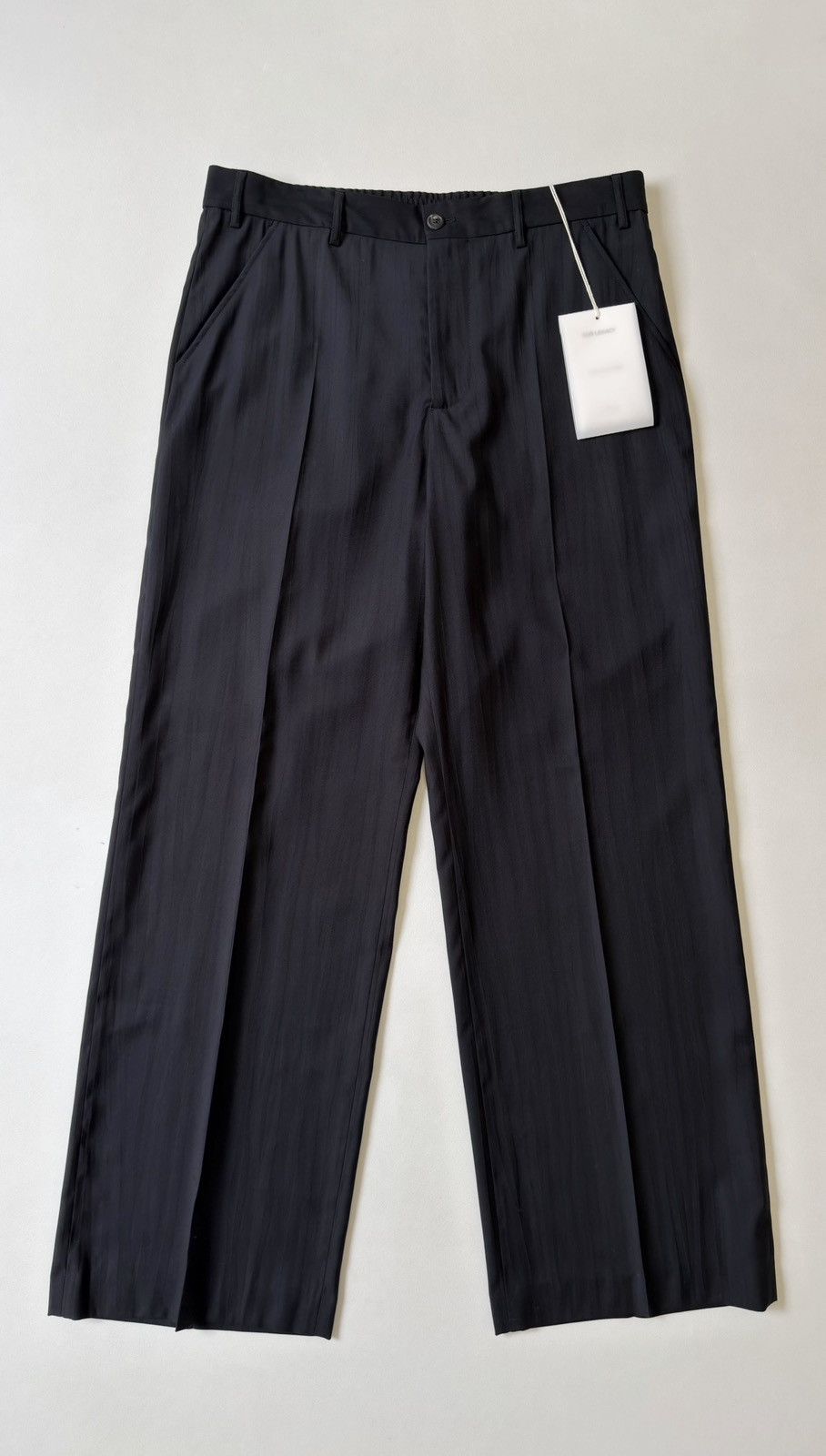 Our Legacy Black Experienced Viscose ‘Sailor Trousers’ Size US 34 / EU 50 - 1 Thumbnail