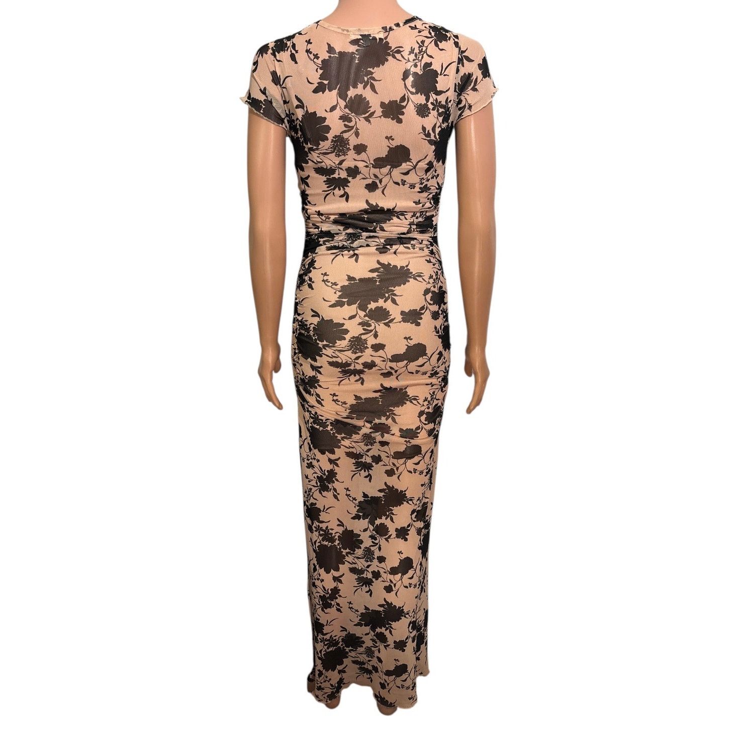 The Unbranded Brand No Comment Floral Bodycon Maxi Dress Size Small Size S / US 4 / IT 40 - 7 Thumbnail