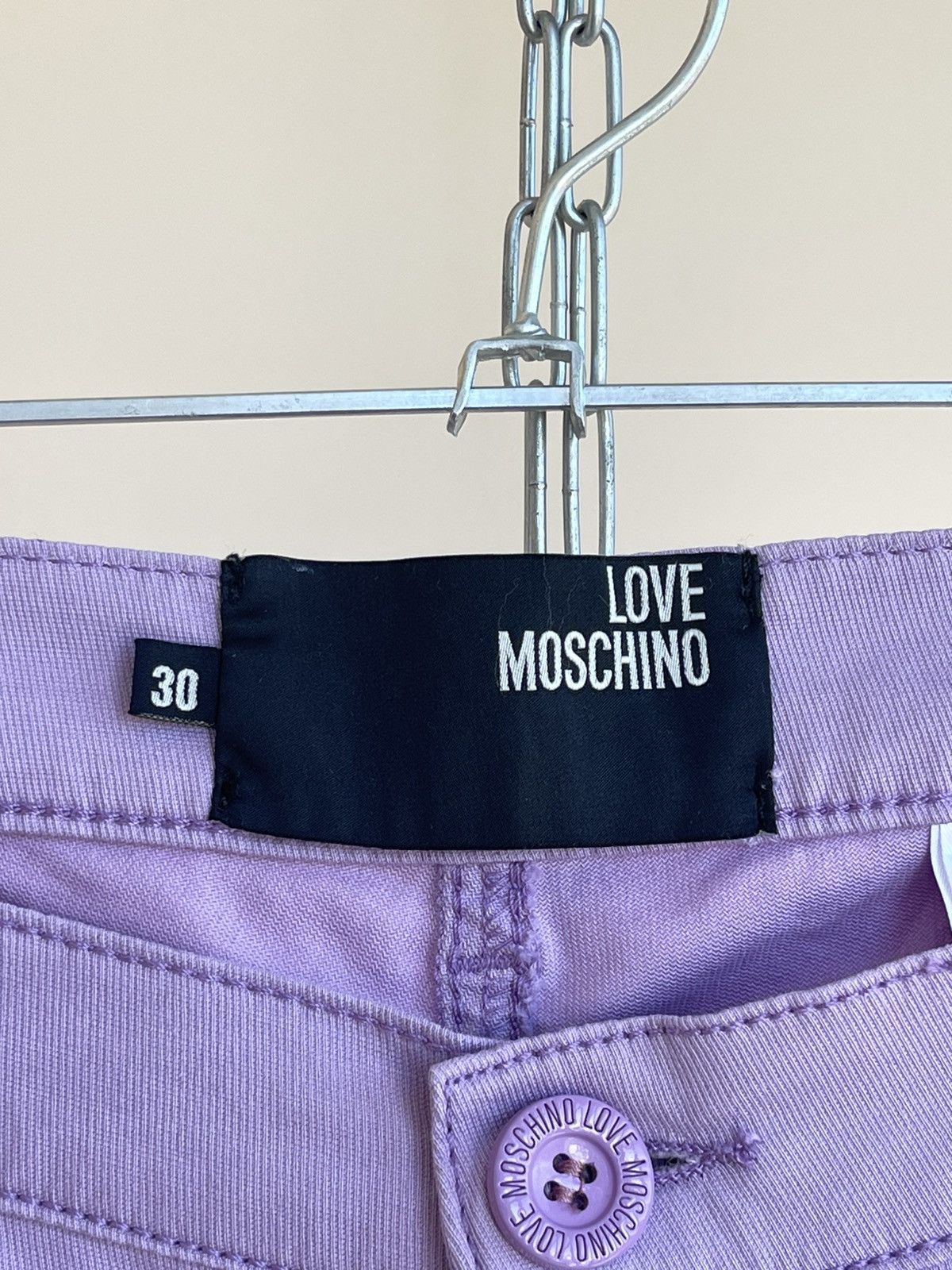 Love Moschino Love Moschino Mid Rise Regular Straight Fit Pants 32x29 w32 Size 32" / US 10 / IT 46 - 8 Thumbnail