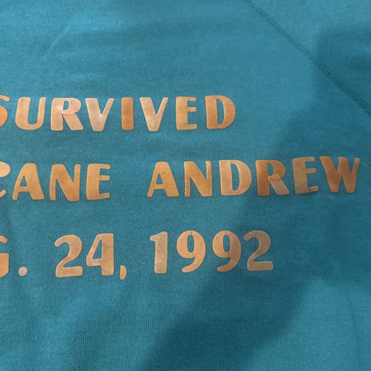 Vintage Vintage I Survived Hurricane Andrew 1992 Size US M / EU 48-50 / 2 - 4 Thumbnail