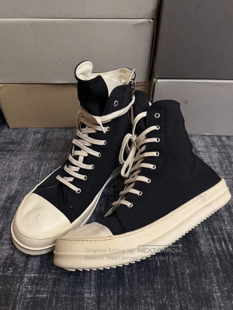 Rick Owens Rick Owens Double-thread silk-faced Converse shoes Size US 12 / EU 45 - 1 Thumbnail