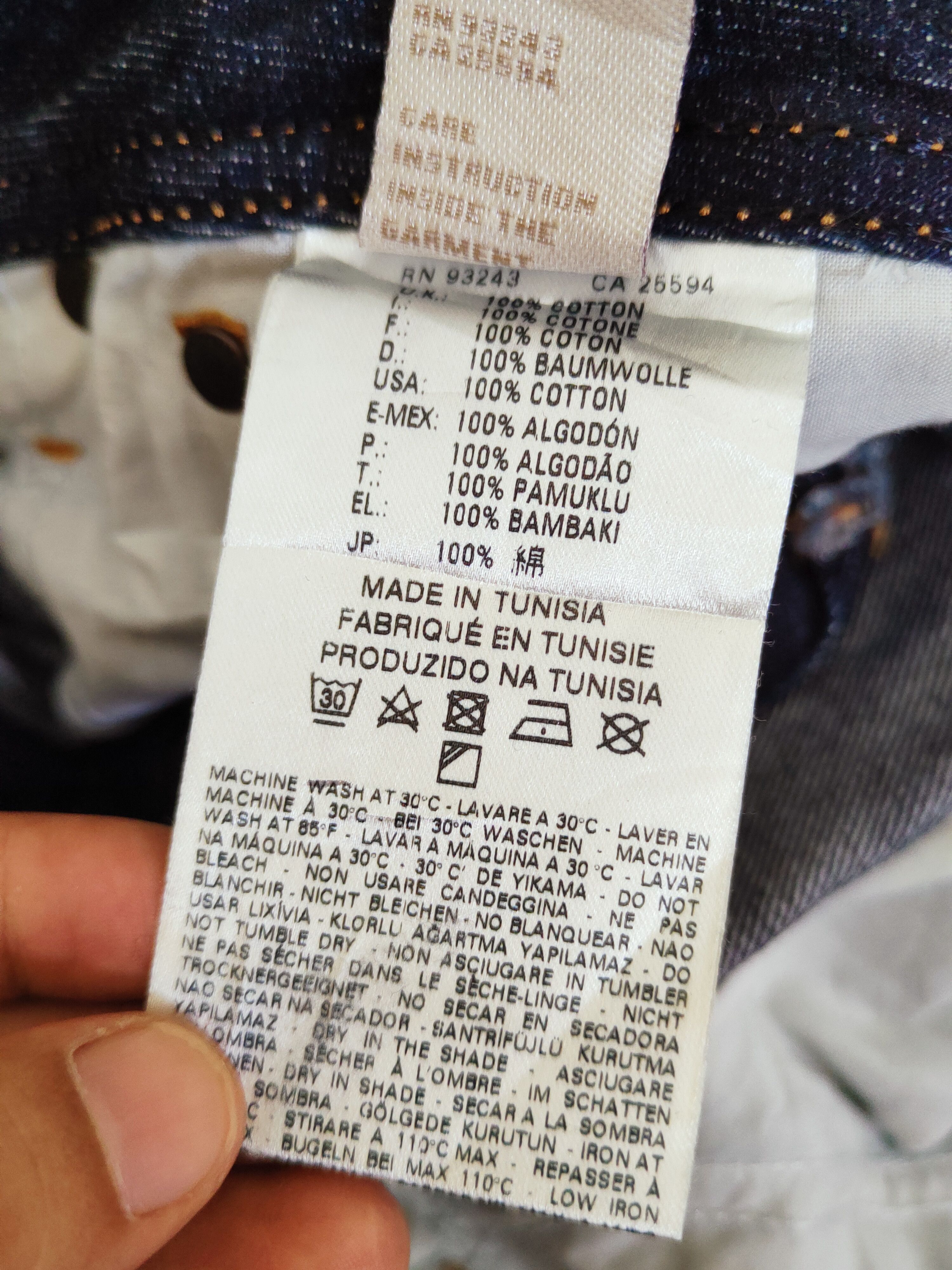 Diesel Diesel Dark Blue Distressed Ripped Jeans #S2691 Size US 31 - 16 Thumbnail
