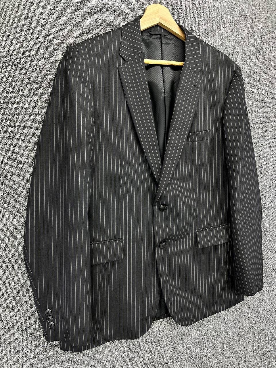 Issey Miyake Issey Miyake Tete Homme Black Wool Blazers Coats Jacket Size US XL / EU 56 / 4 - 2 Thumbnail