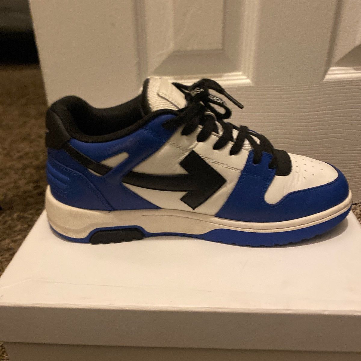 Off-White Off-White Out of Office Low 'Navy Blue Black White' Size US 9 / EU 42 - 8 Thumbnail