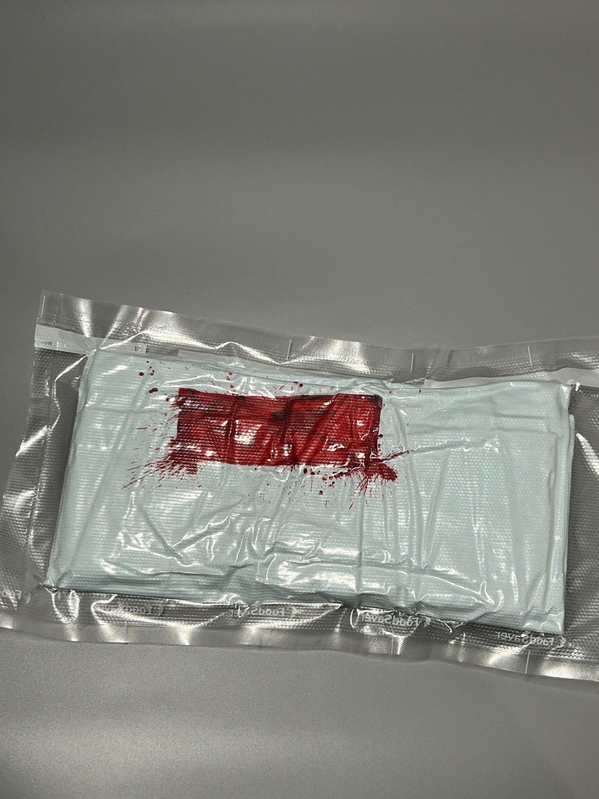 Supreme Supreme Ralph Steadman Blood Box Logo Tee Pale Blue - XL Size US XL / EU 56 / 4 - 3 Thumbnail