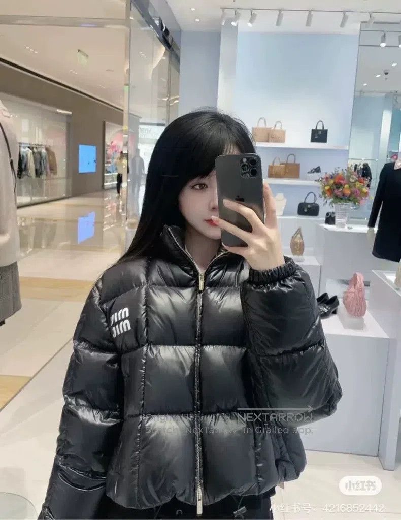 Miu Miu Miu Miu 36 23 Black Down Jacket in Autumn and Winter Size S / US 4 / IT 40 - 6 Thumbnail