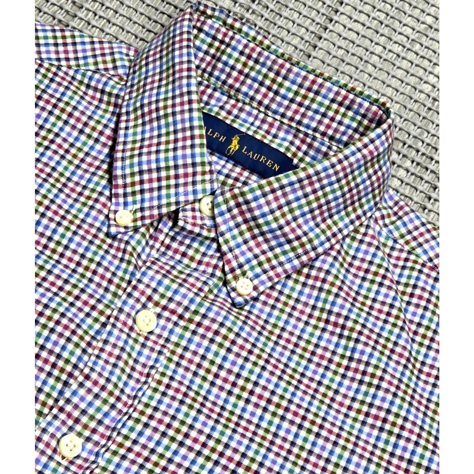 Polo Ralph Lauren Polo Ralph Lauren Button-Up Shirt Men M Multicolor Plaid Long Sleeve Flannel Size US M / EU 48-50 / 2 - 4 Thumbnail