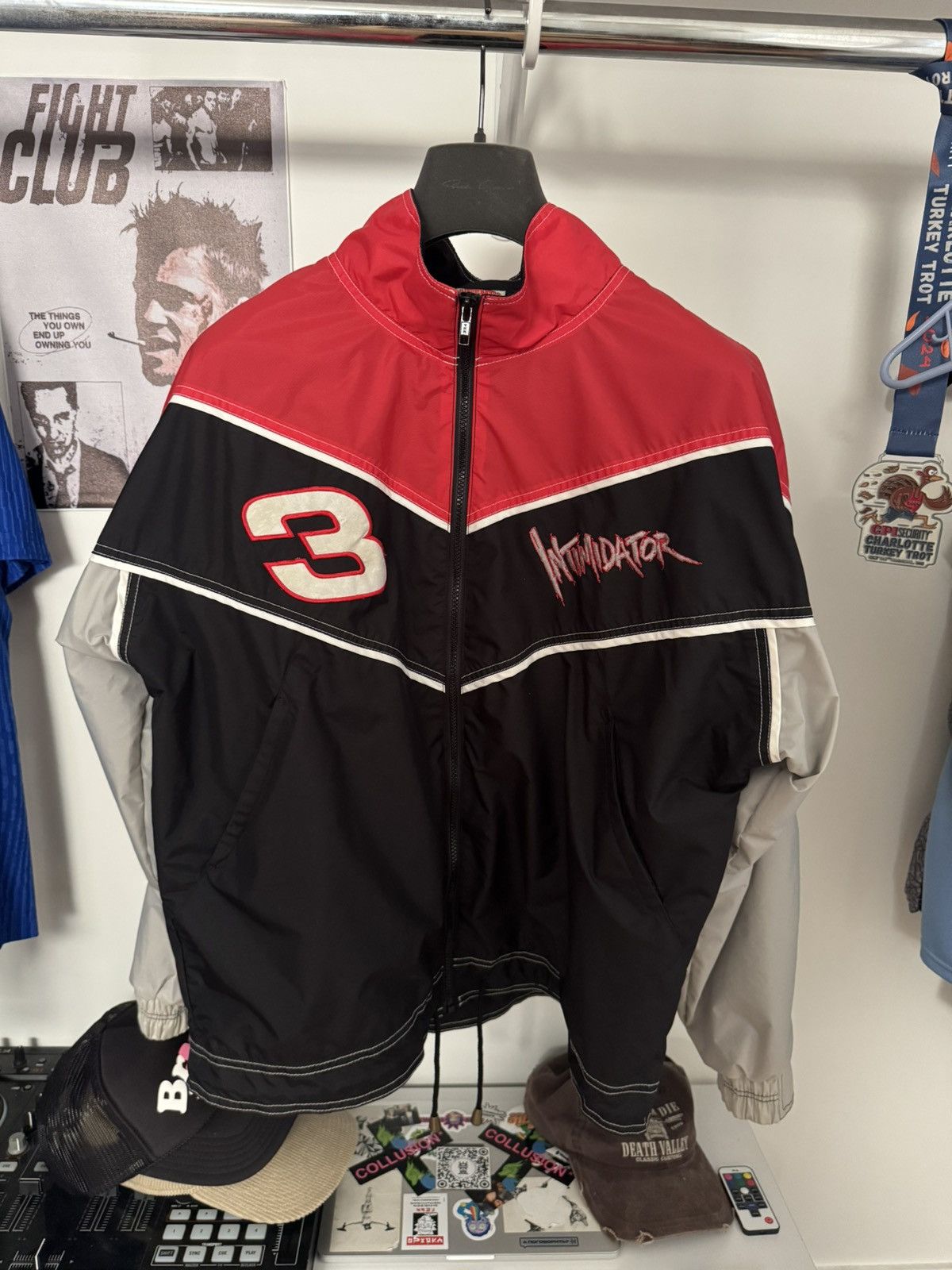Nutmeg Vintage Nutmeg Mills Dale Earnhardt Sr NASCAR Windbreaker. L Size US L / EU 52-54 / 3 - 1 Thumbnail