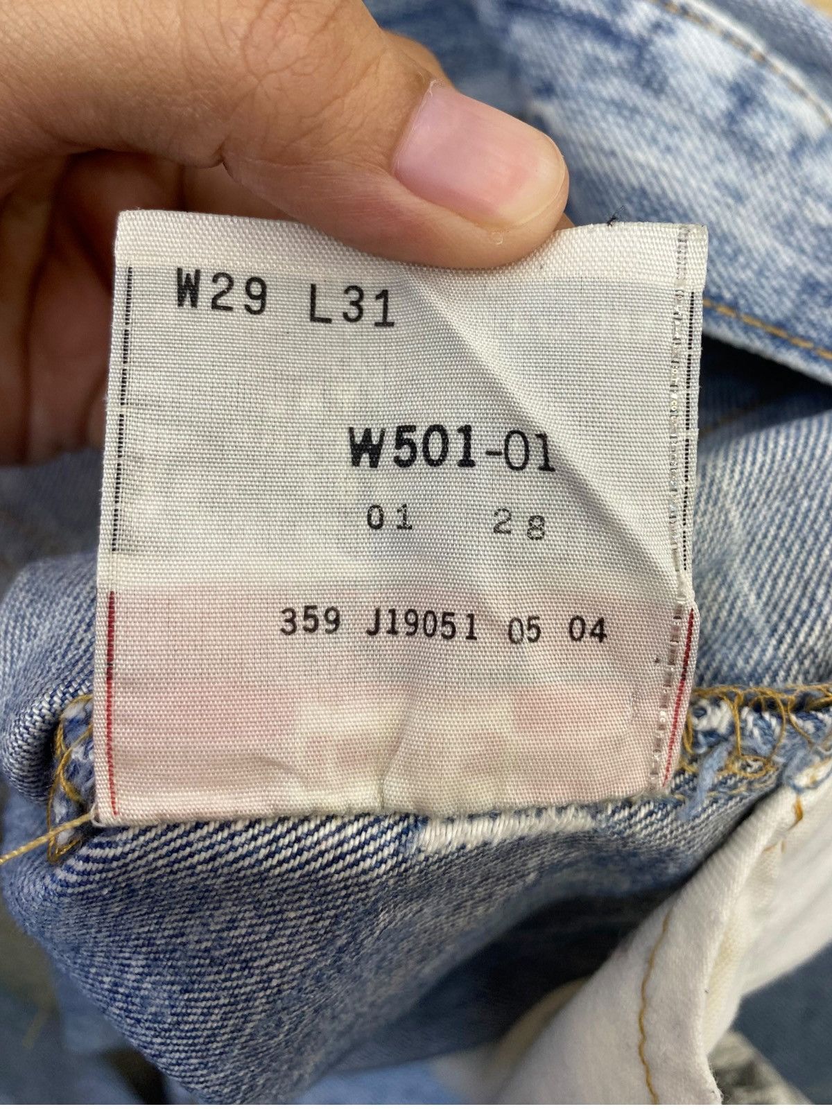 Levi's Vintage Levi’s 501 Faded Wash Style Ripped Jeans Size US 28 / EU 44 - 11 Thumbnail