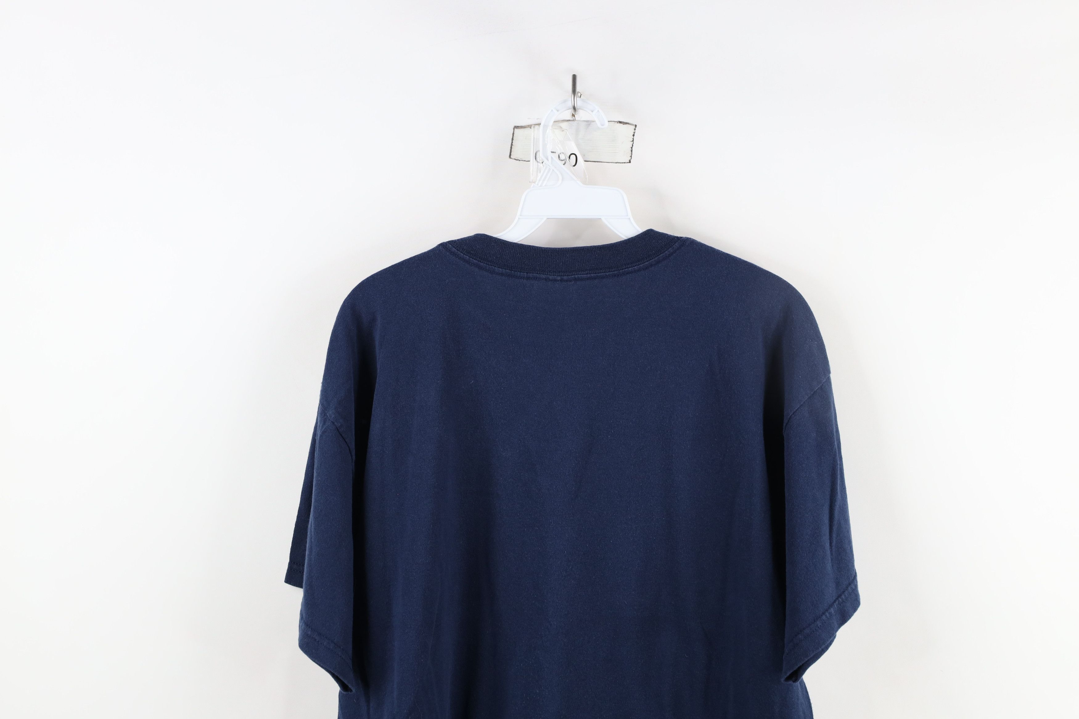 Vintage Vintage 90s Streetwear Northern Lights Alaska T-Shirt Blue Size US L / EU 52-54 / 3 - 10 Thumbnail