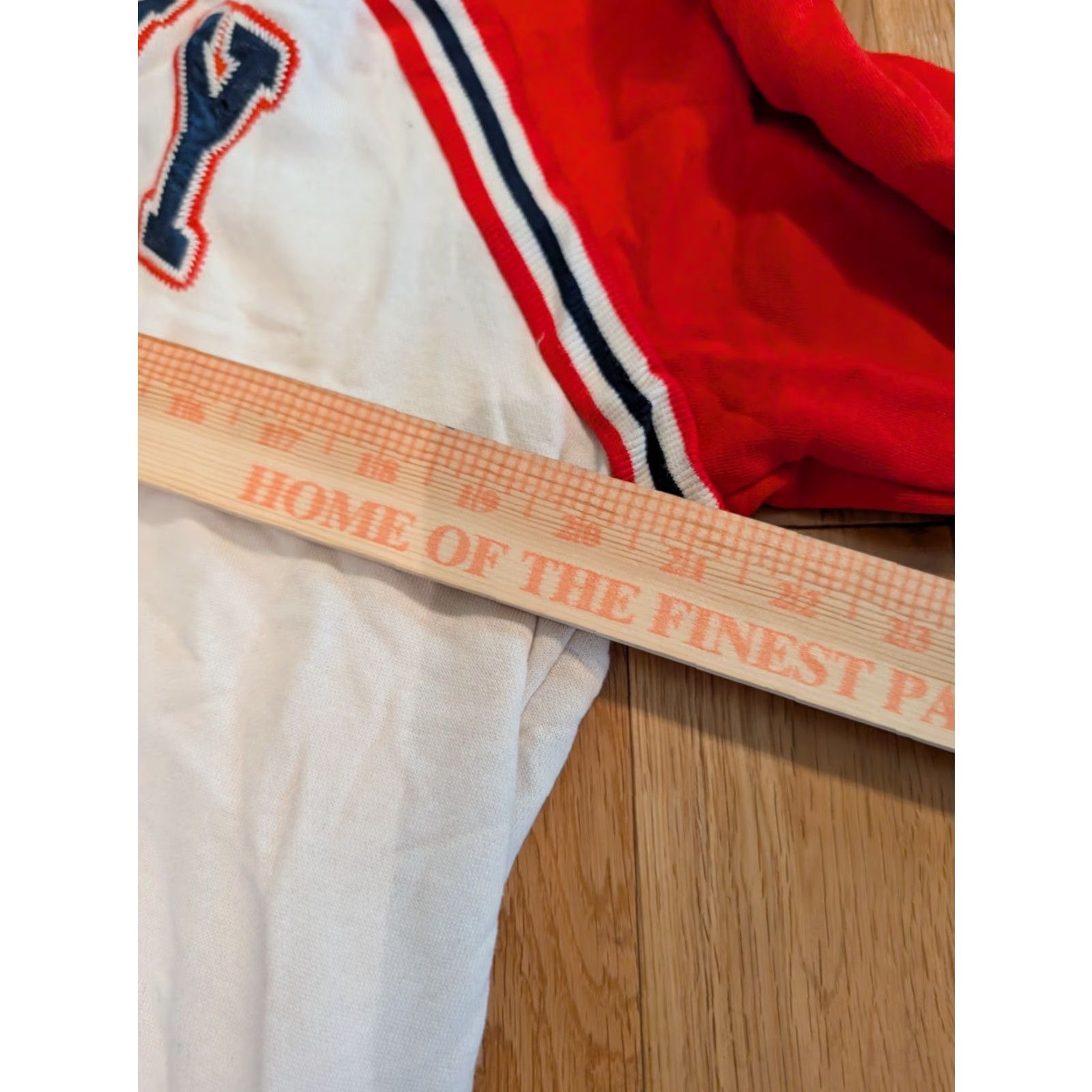 Tommy Hilfiger Tommy Hilfiger Varsity Jacket Tommy Sport Baseball Letterman Bomber Wonyoung XL Red Women Zip Hooded Logo Embroidered Size XL / US 12-14 / IT 48-50 - 3 Thumbnail