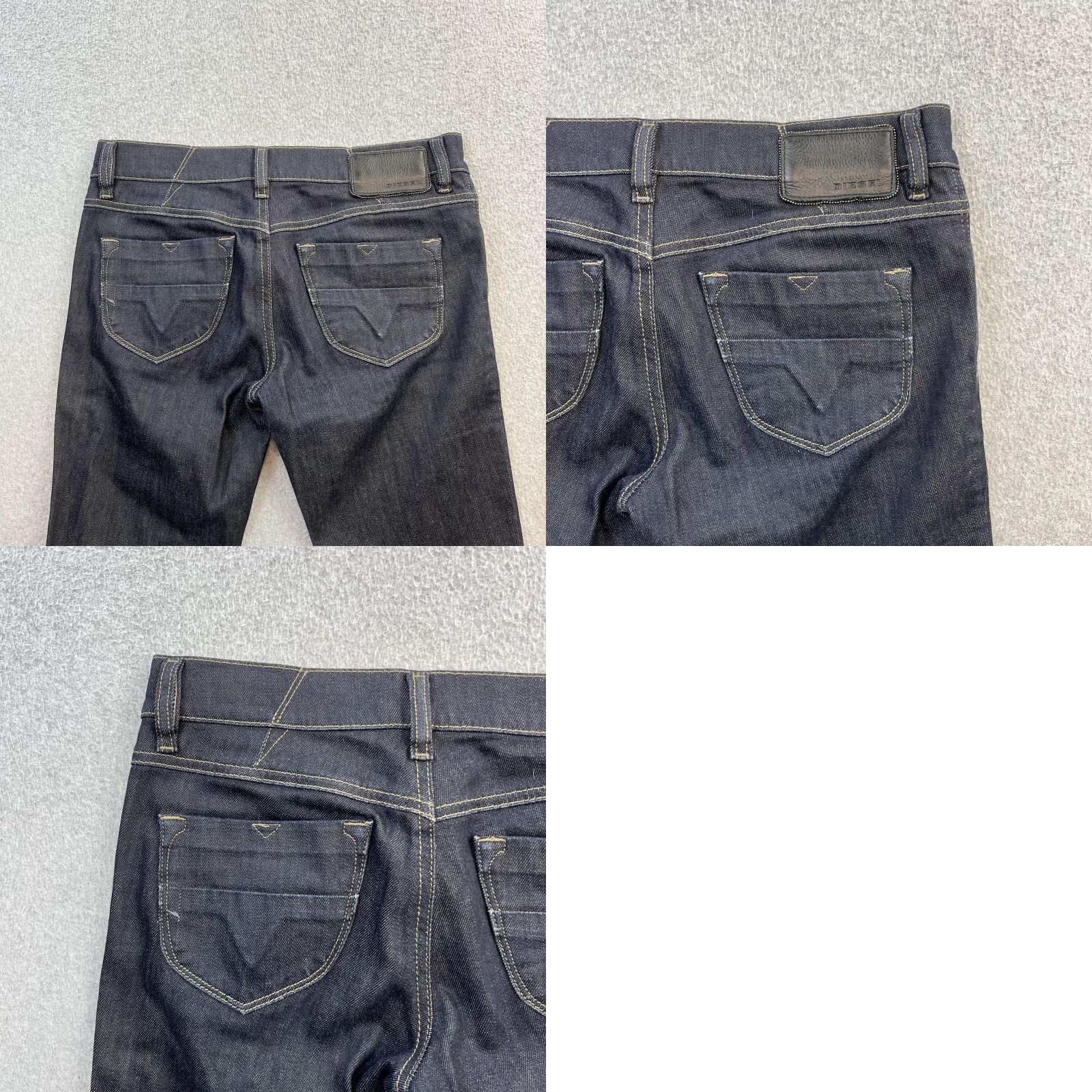 Diesel Diesel LIVY Jeans Womens 28 Blue Dark Wash Skinny Stretch Denim Classic Size 28" / US 6 / IT 42 - 9 Thumbnail