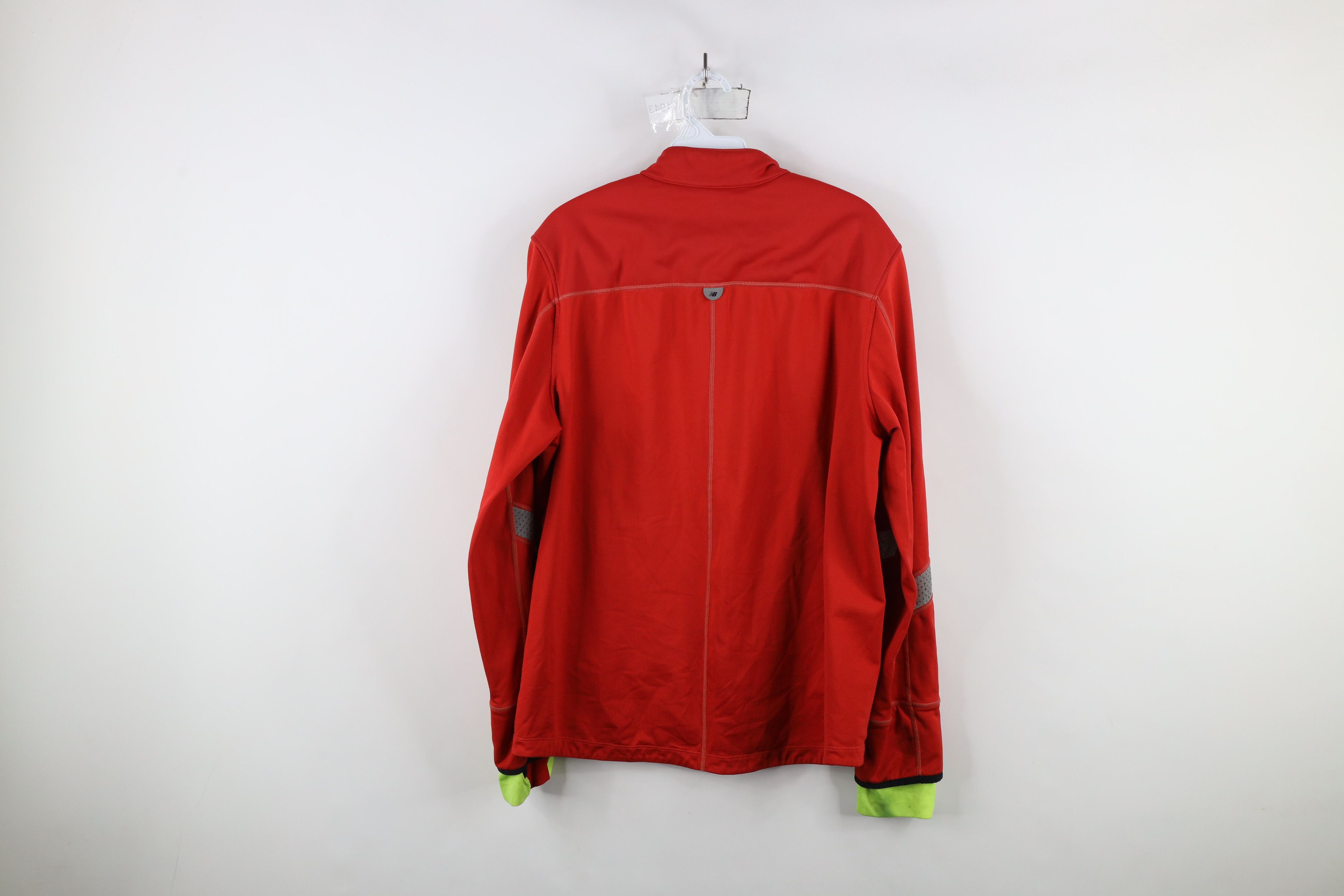 New Balance × Vintage Vintage New Balance Reflective Half Zip Pullover Jacket Red Size US L / EU 52-54 / 3 - 15 Thumbnail