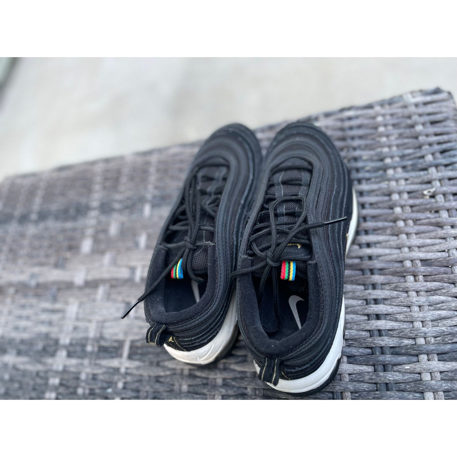 Nike 2019 Nike Air Max 97 QS Olympic Rings - Black Size US 8 / EU 41 - 2 Thumbnail