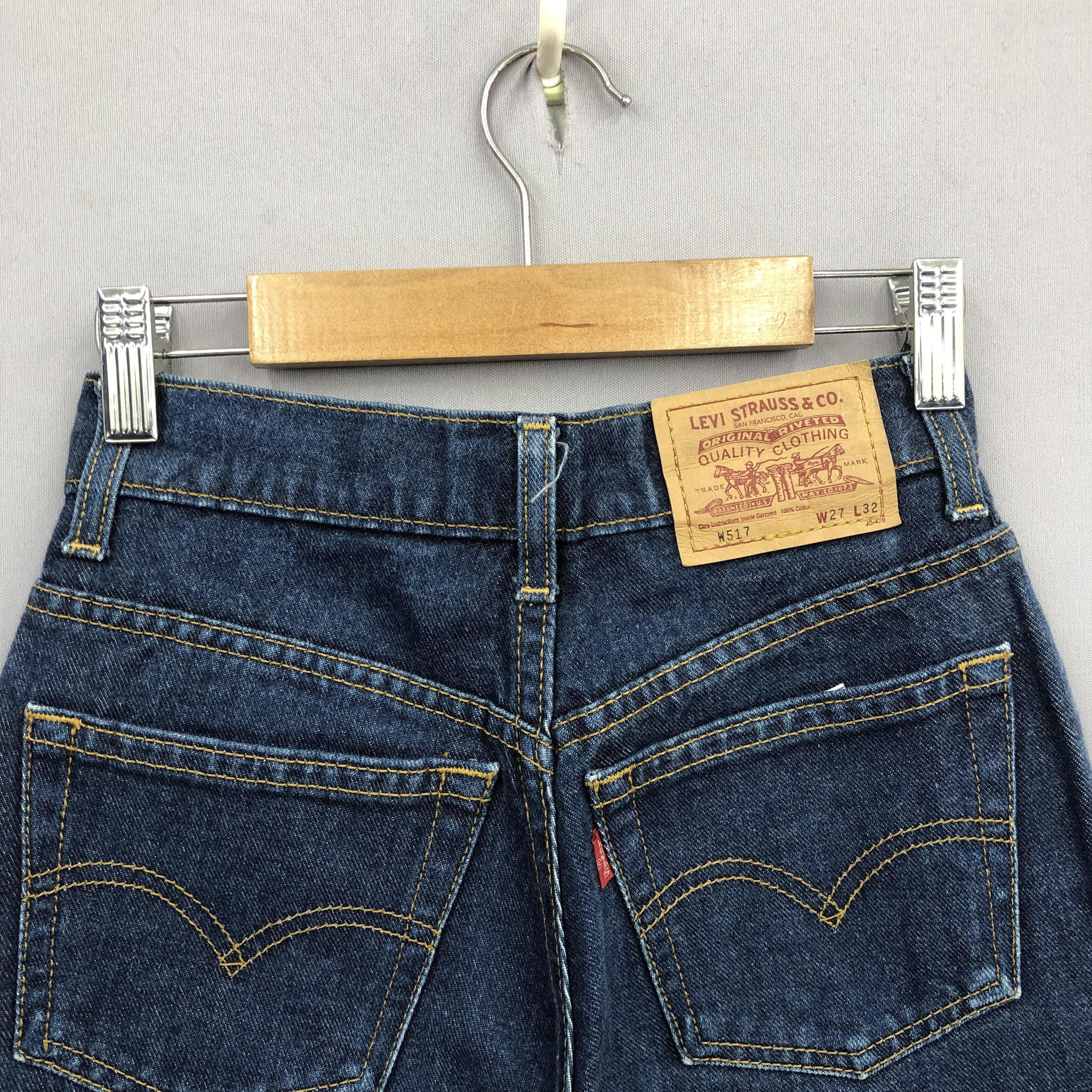 Levi's Vintage Levis 517 Flare Jeans Tiny Size Bootcut Levi's Denim Size 22" - 6 Thumbnail