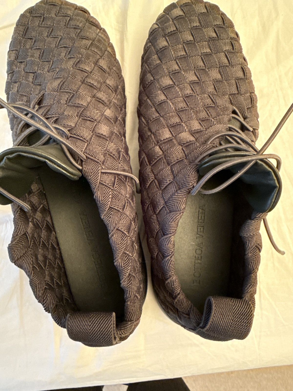 Bottega Veneta Bottega Veneta Intrecciato Plat Black woven sneaker 8.5 Size US 8.5 / EU 41-42 - 9 Thumbnail