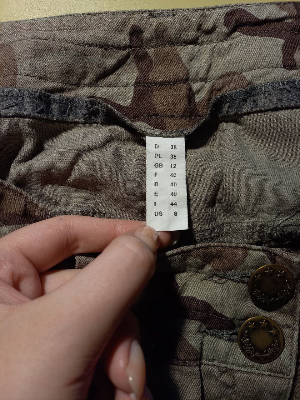20471120 Vintage Japanese camo cargo basic parachute pants Size US 28 / EU 44 - 6 Thumbnail