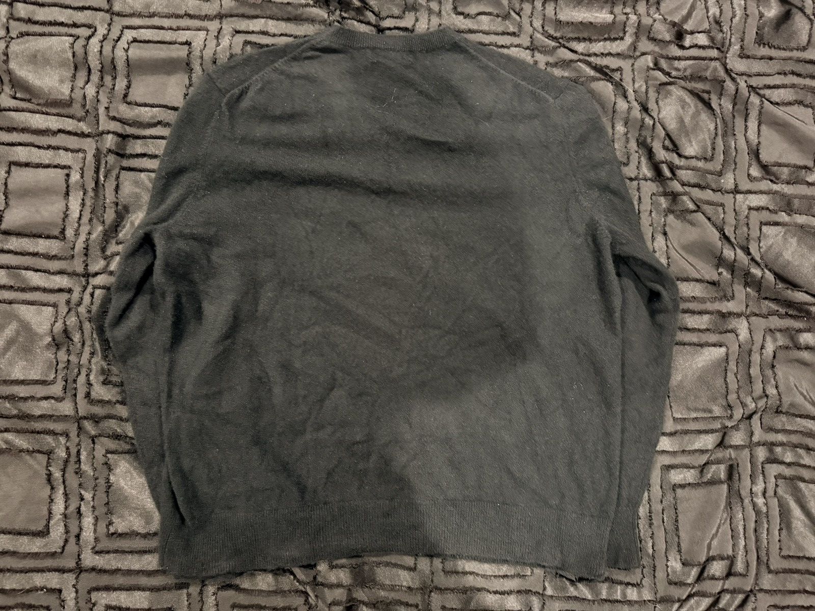 Lands' End Cashmere Black V-Neck Size:XL Mens Size US XL / EU 56 / 4 - 2 Thumbnail