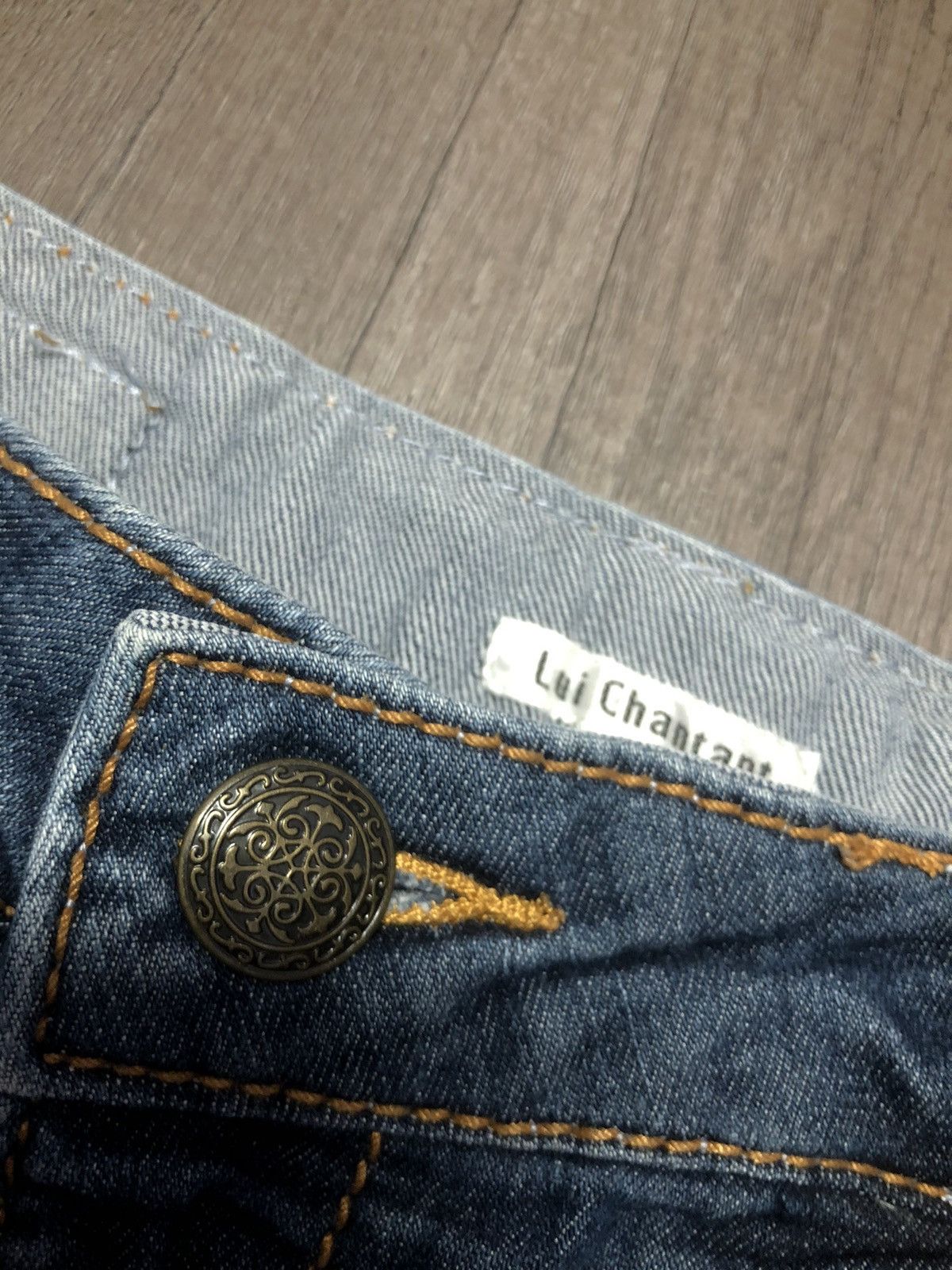 Designer × Japanese Brand Lui Chantant Multi Pocket Jeans Cargo Style Unisex Design Size US 32 / EU 48 - 24 Thumbnail