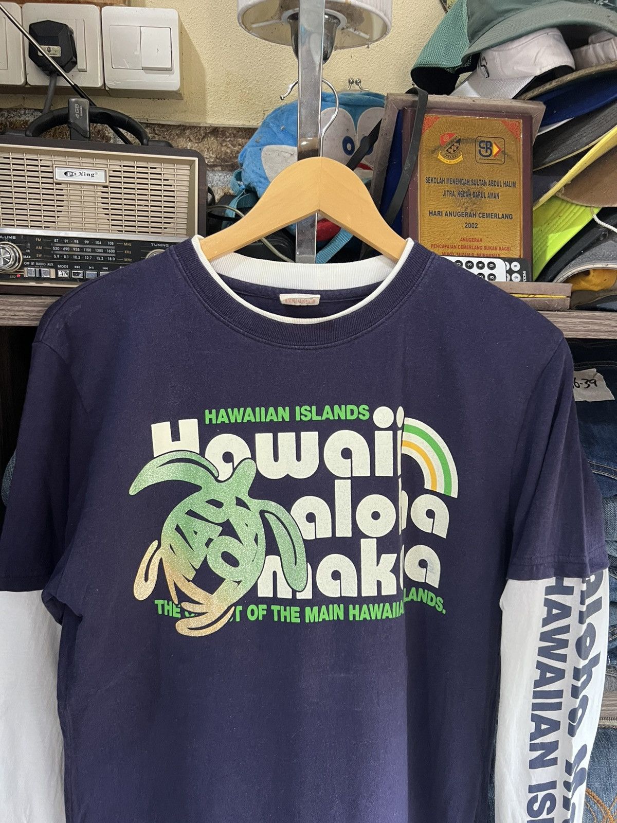 Japanese Brand 🔥Mauloa Hawaiian Islands Long Sleeve Size US M / EU 48-50 / 2 - 5 Thumbnail