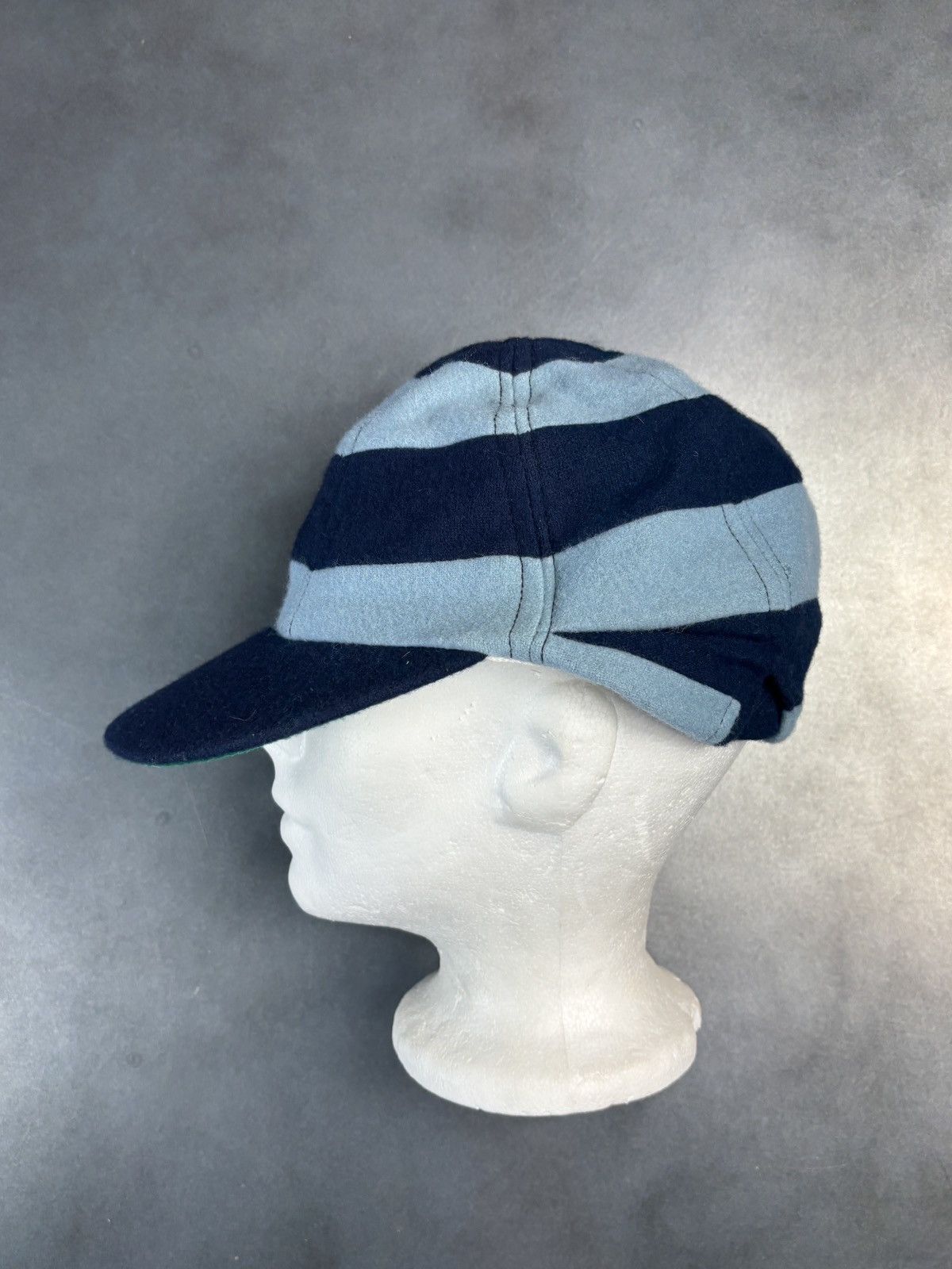 Vintage 1960s Vintage Crickets Cap Michael Chatham Wool Stripe Velcr Size ONE SIZE - 12 Thumbnail