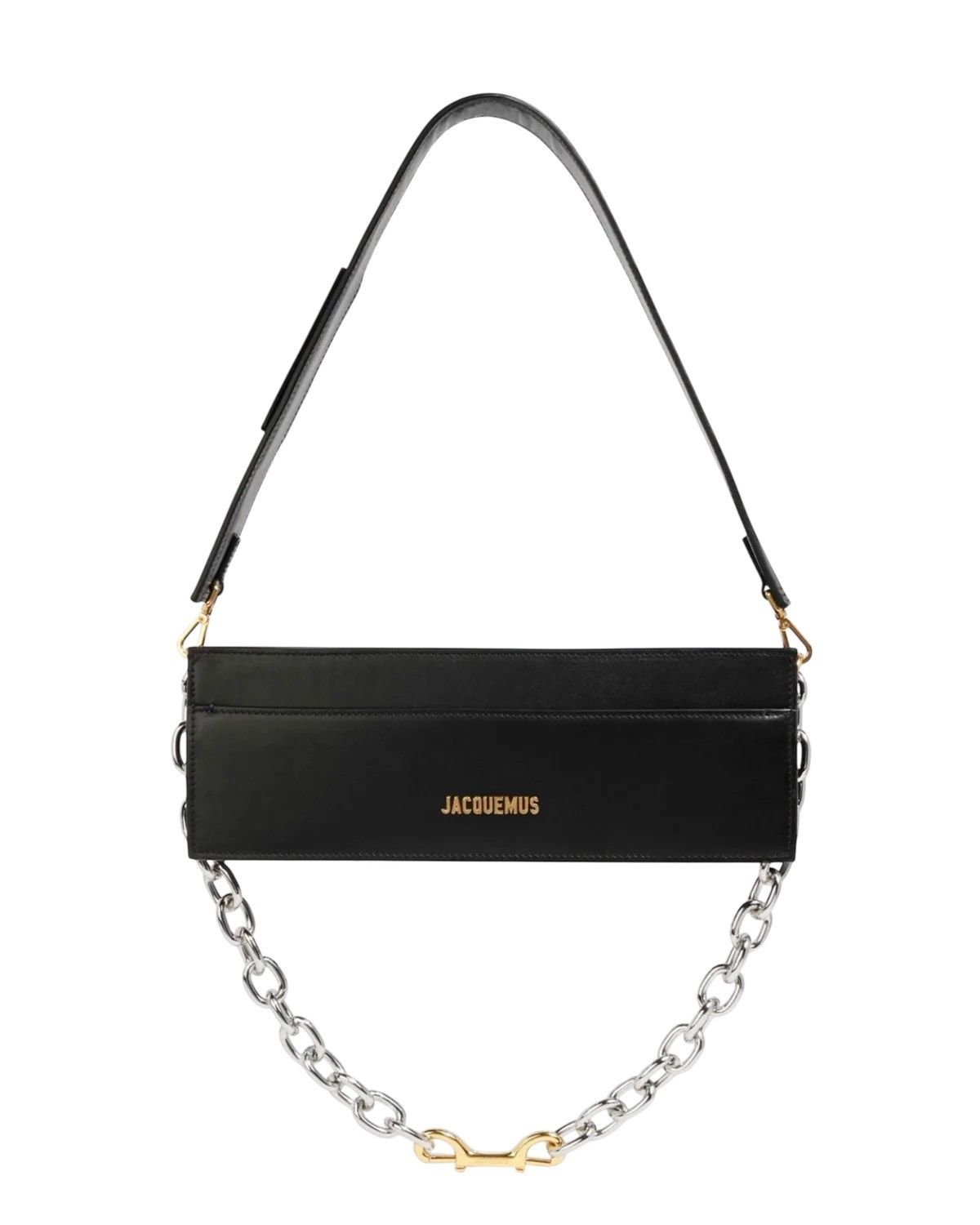 Jacquemus Jacquemus Le Ciuciu Leather Shoulder Bag — Black, One Size Size ONE SIZE - 1 Thumbnail