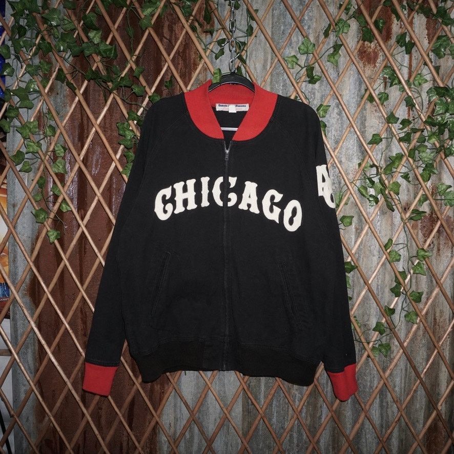MLB XL-Vintage Y2K chicago whitesox ebbetts field 90s mlb jacket Size US XL / EU 56 / 4 - 1 Thumbnail