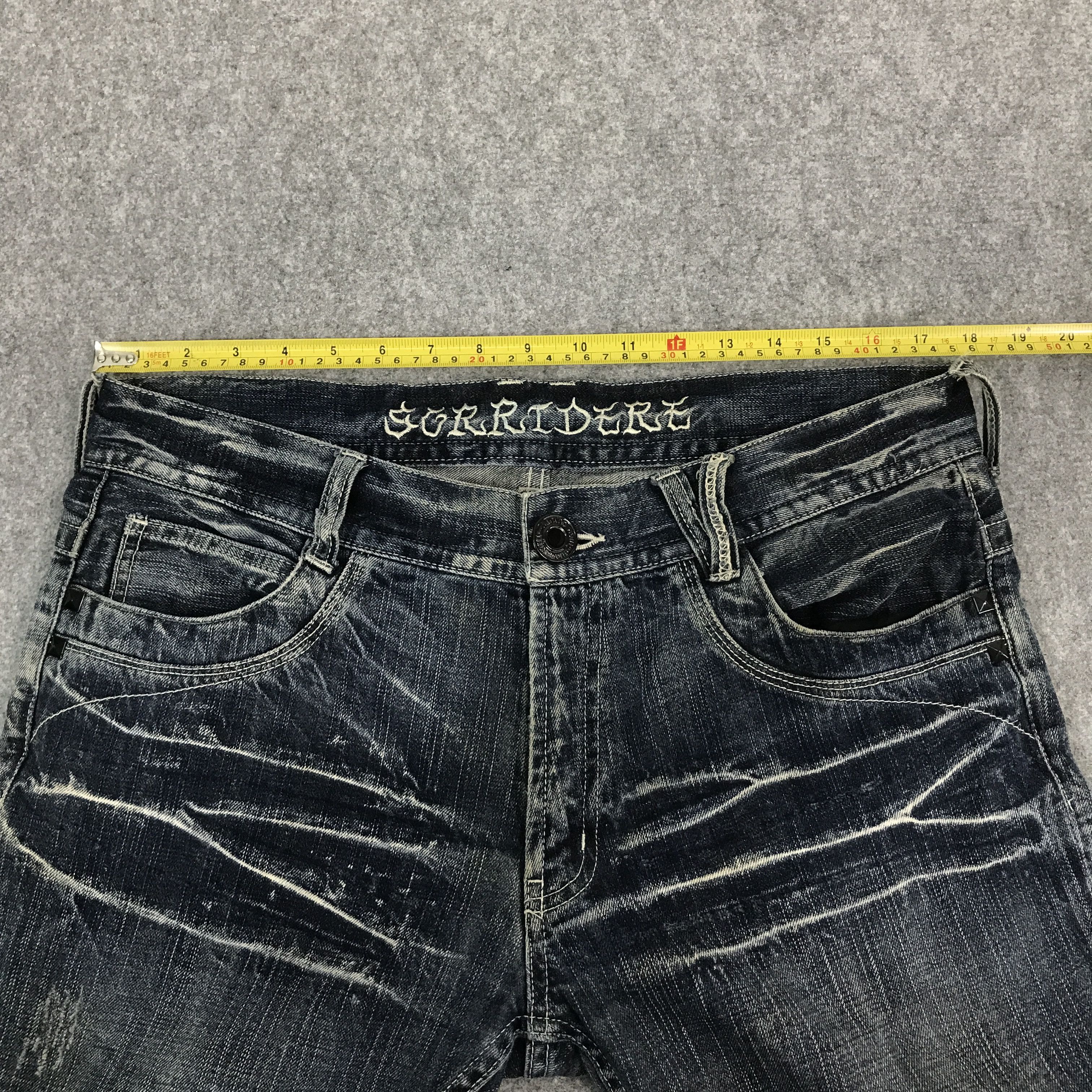 Japanese Brand FLARE JAPAN SORRIDERE DISTRESSED PANTS Size US 36 / EU 52 - 8 Thumbnail