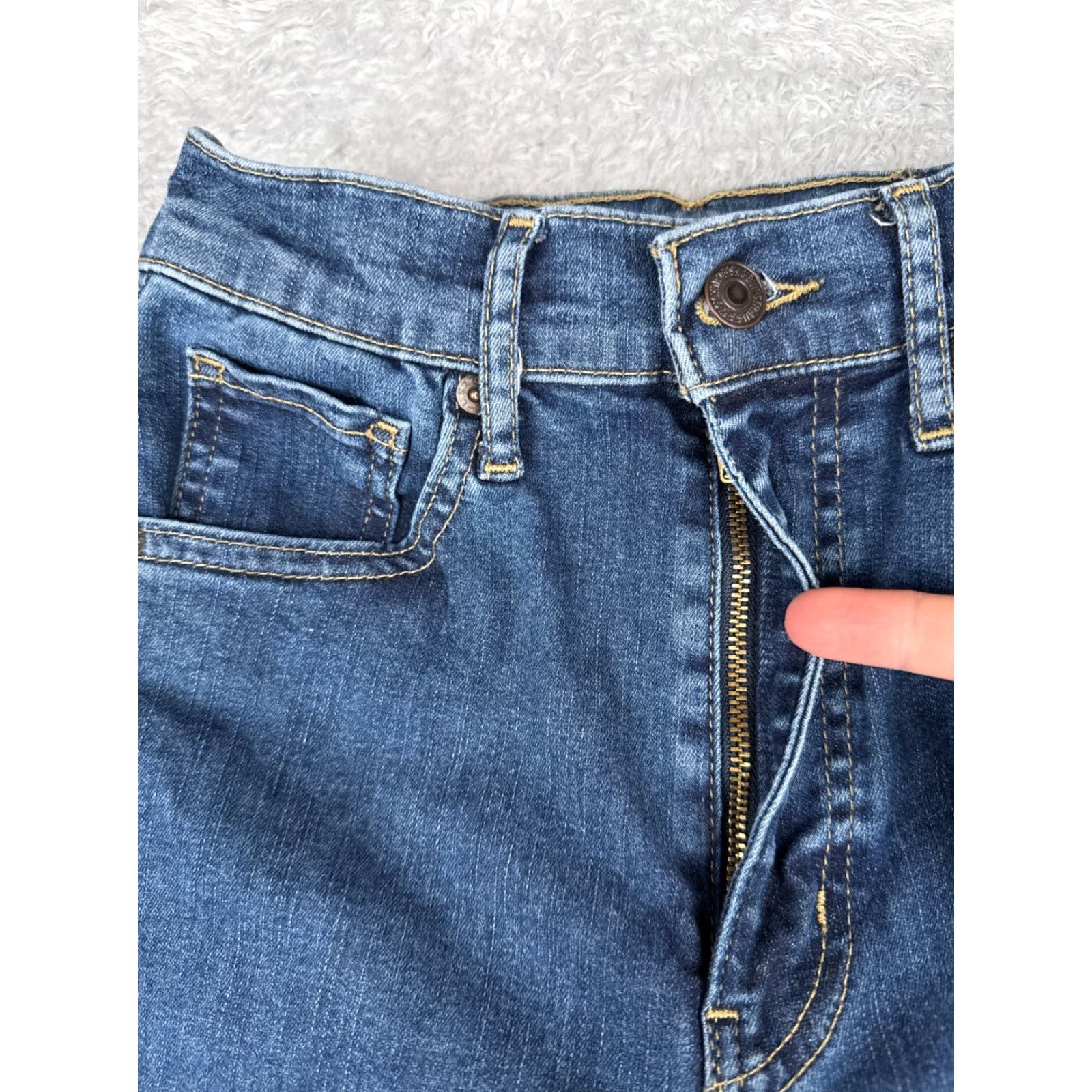 Levi's Levi's Women's Jeans 26 Blue Mile High Super Skinny Denim 23x28 Retro Size 26" / US 2 / IT 38 - 5 Thumbnail