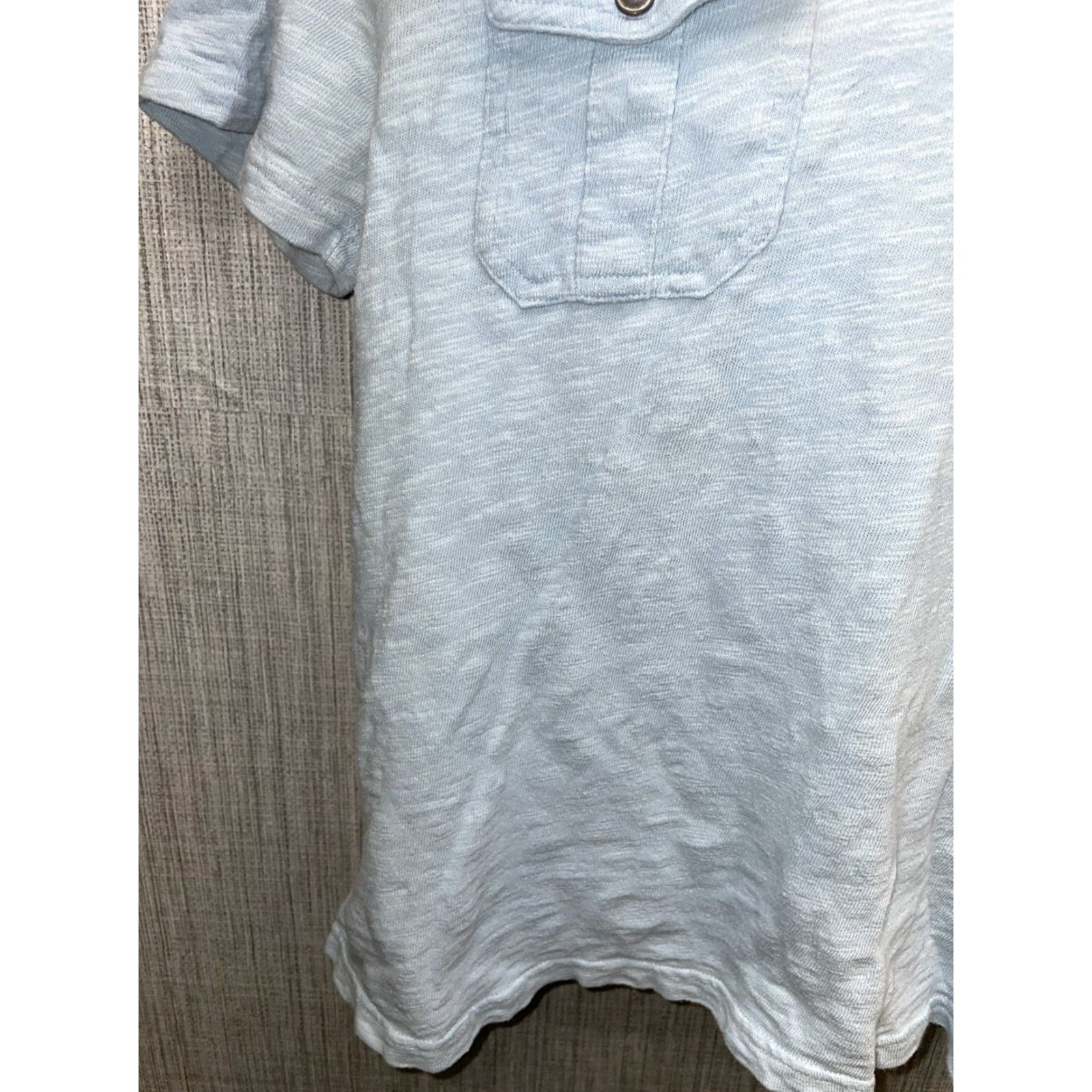 Lucky Brand Lucky Brand Light Blue Short Sleeve Polo Mens M Size US M / EU 48-50 / 2 - 6 Thumbnail