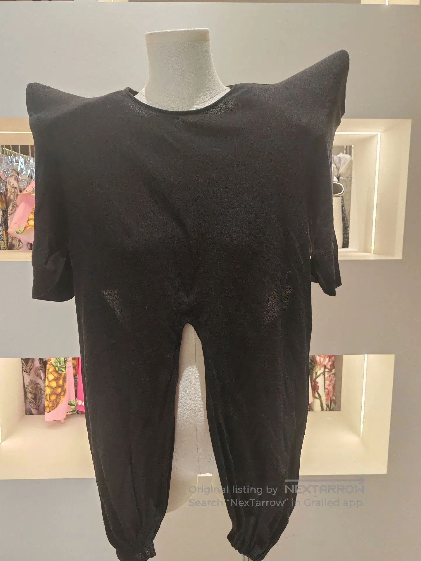 Balmain Balmain Black Zip Jumpsuit Size 36. Size XS / US 0-2 / IT 36-38 - 3 Thumbnail