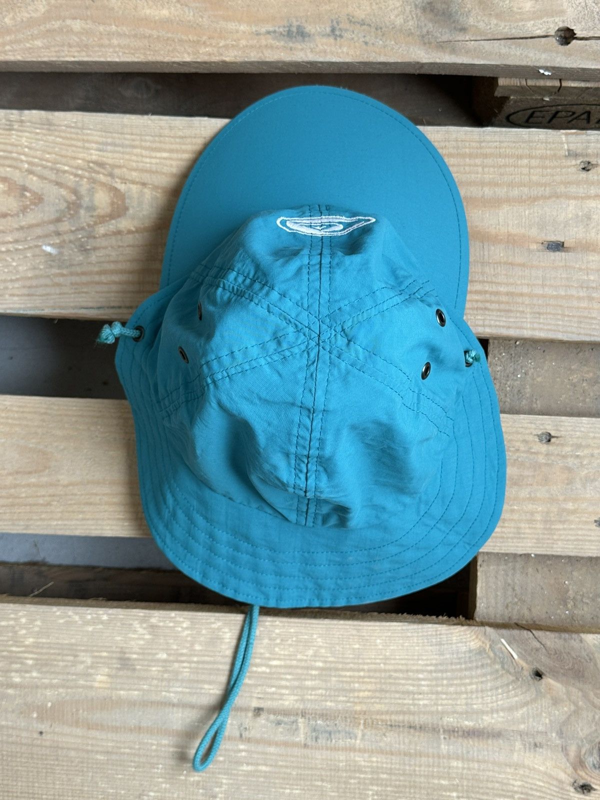Quiksilver Vintage Quiksilver Turquoise Panama-Cap Size ONE SIZE - 6 Thumbnail