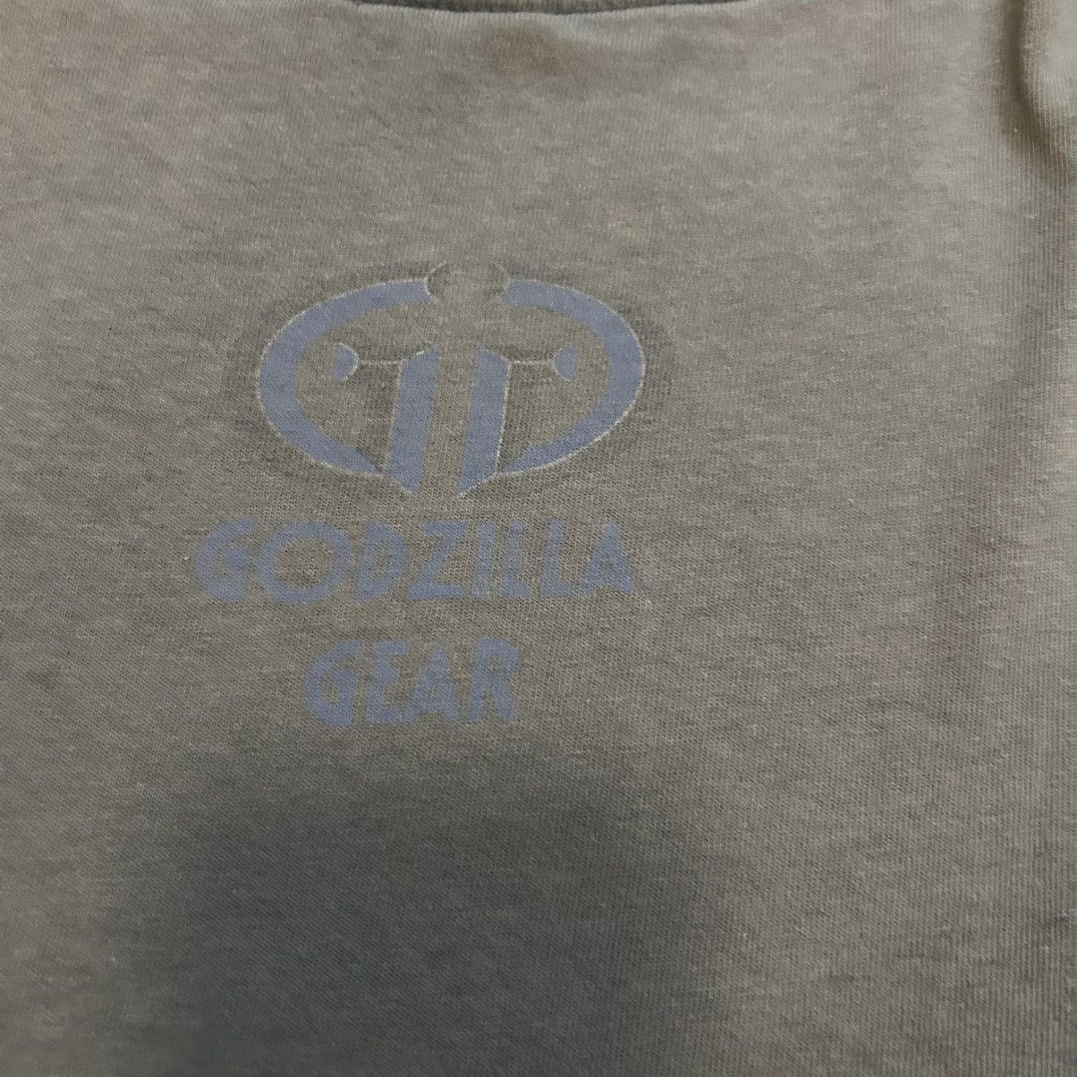 Japanese Brand × Vintage 1997 Vintage CRONIES Godzilla AOP Tee Grey Size US XL / EU 56 / 4 - 3 Thumbnail