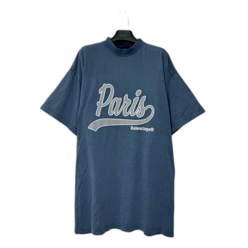 Balenciaga Balenciaga Paris Short Sleeve TShirt-2505 Size US M / EU 48-50 / 2 - 1 Thumbnail