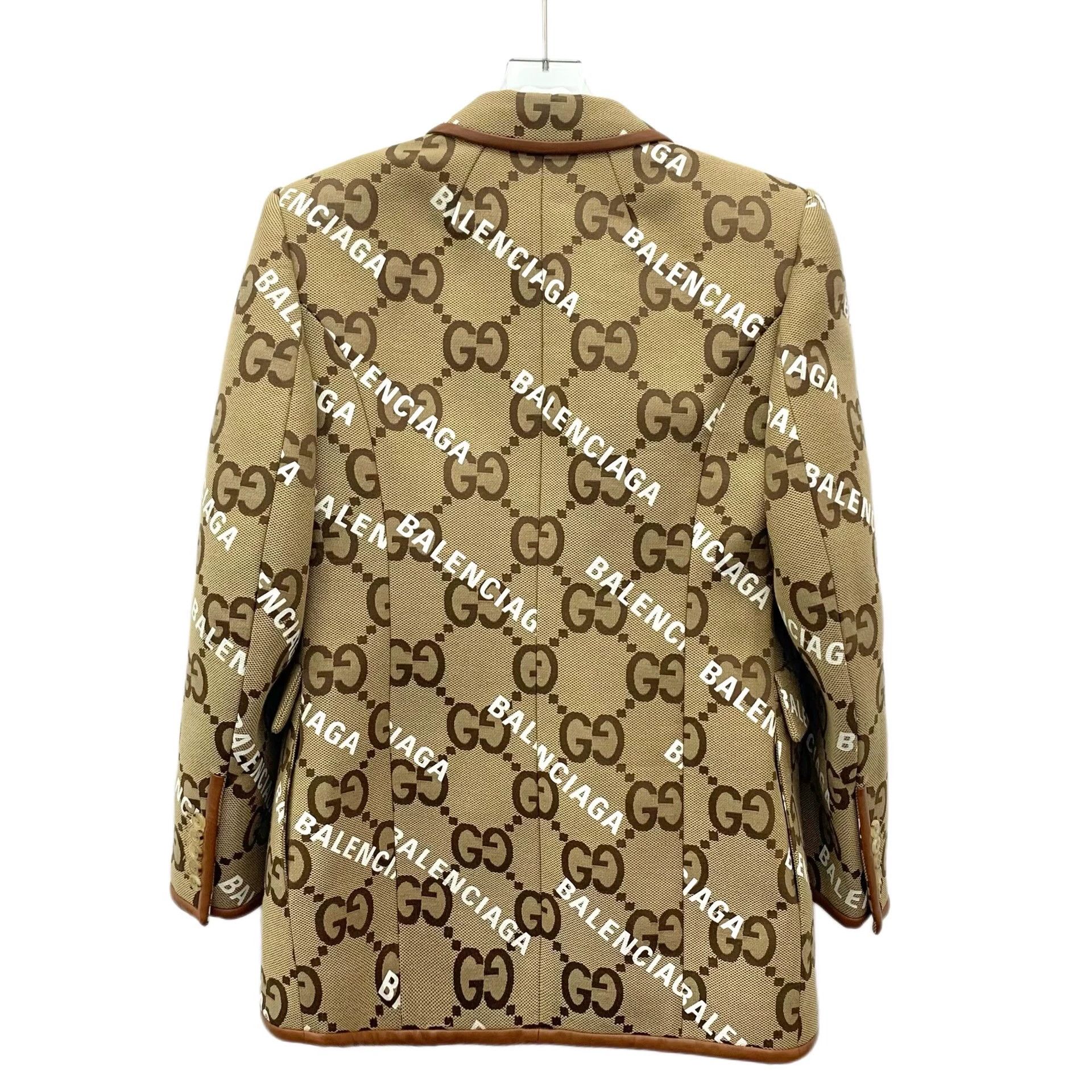 Gucci Gucci x Balenciaga single-breasted long-sleeved jacket Size US M / EU 48-50 / 2 - 2 Thumbnail