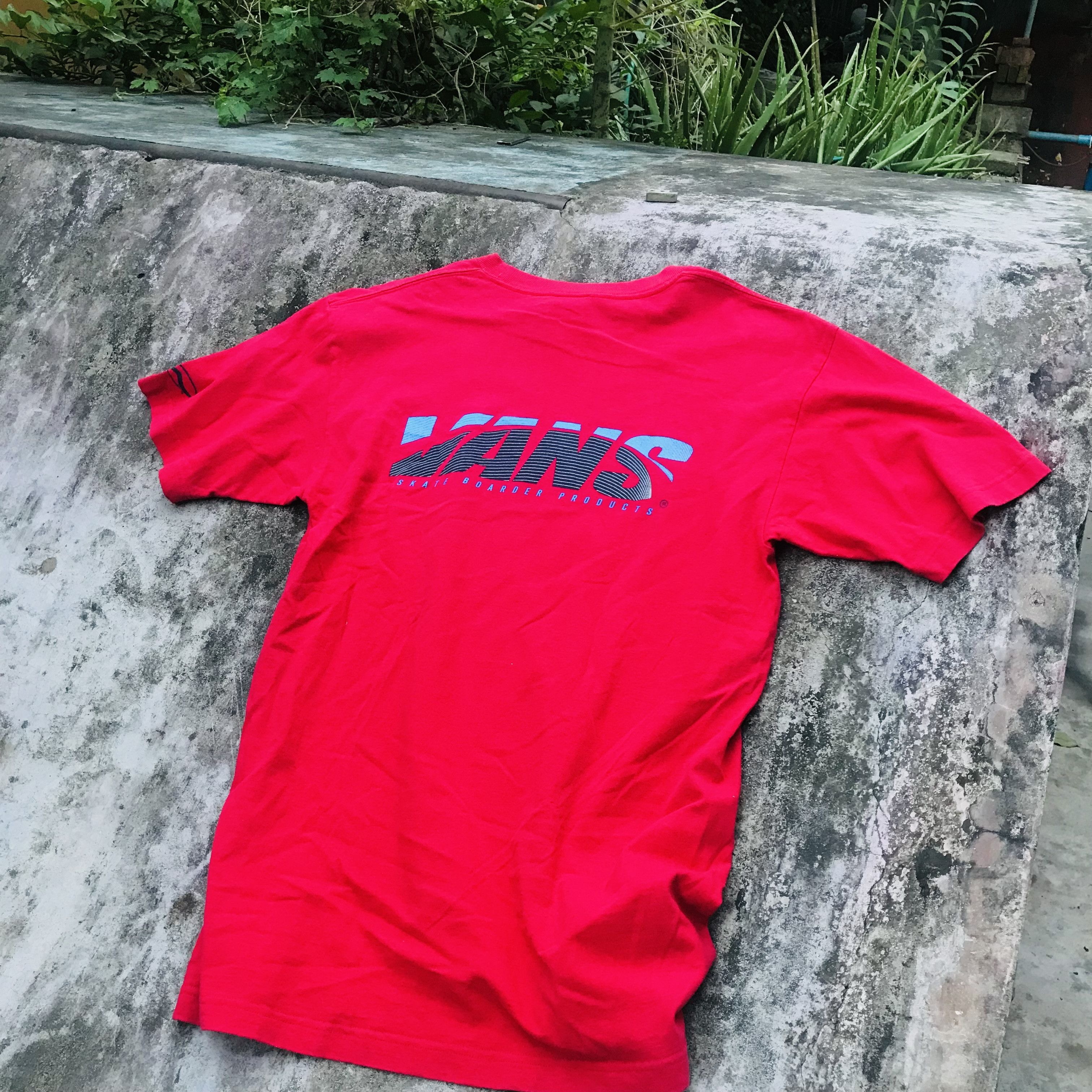 Vans × Vintage 90's Vans Skate Tee Size US L / EU 52-54 / 3 - 6 Thumbnail