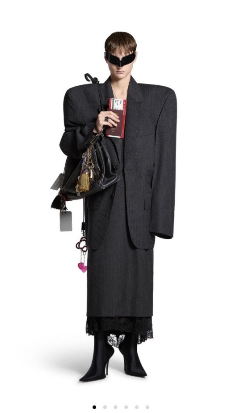 Balenciaga BALENCIAGA CUT AWAY BOXY JACKET Size S / US 4 / IT 40 - 10 Thumbnail