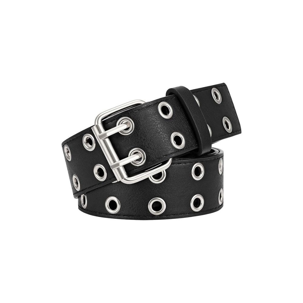 Other Double Grommet PU Leather Belt Size ONE SIZE - 1 Thumbnail