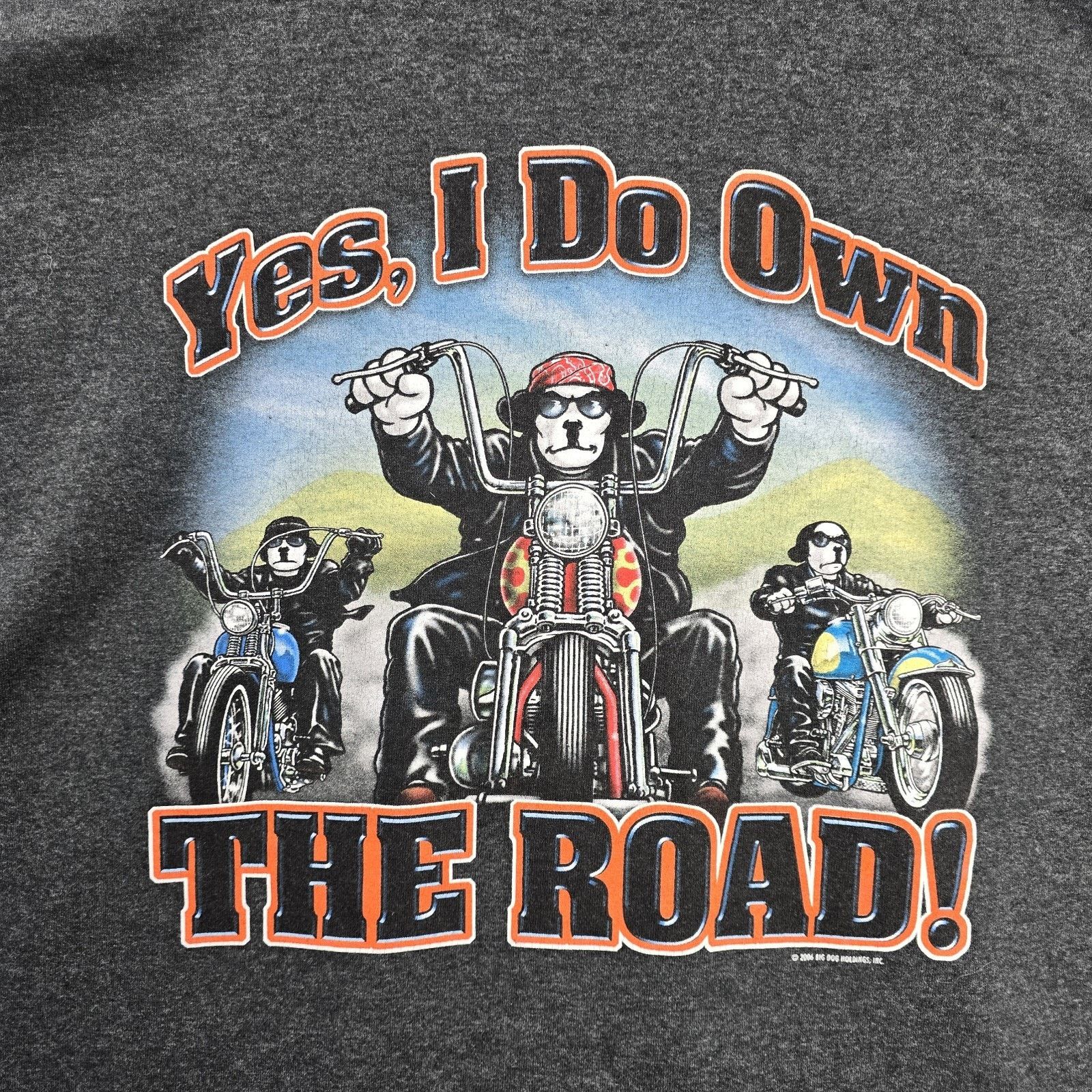 Big Dogs Vintage Big Dogs Shirt XL Yes I Do Own The Road Biker Y2K Size US XL / EU 56 / 4 - 7 Thumbnail