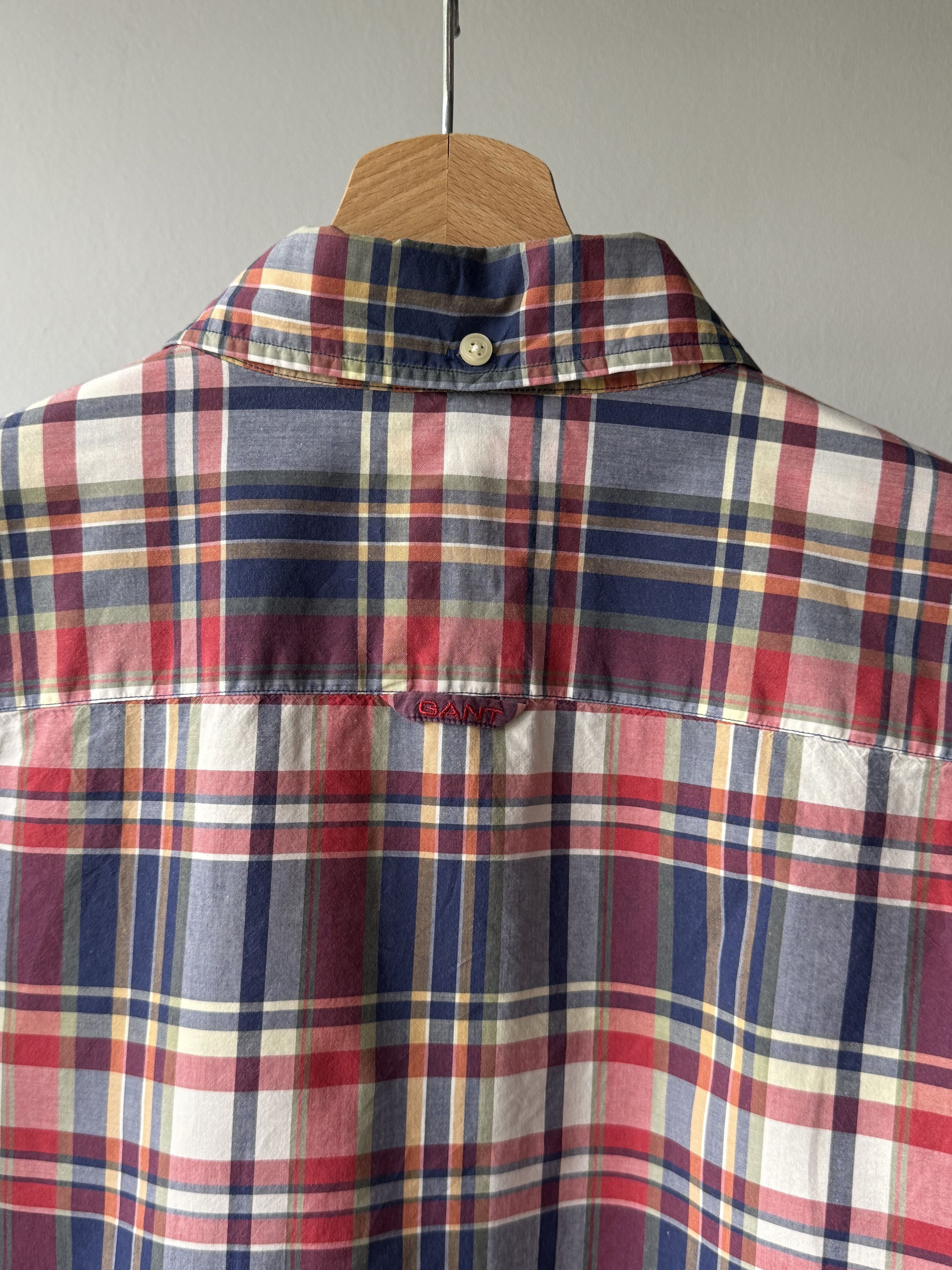 Gant × Gant Rugger Gant YALE CO-OP Archive Poplin Campus Store Plaid L/S Shirt Size US XL / EU 56 / 4 - 7 Thumbnail