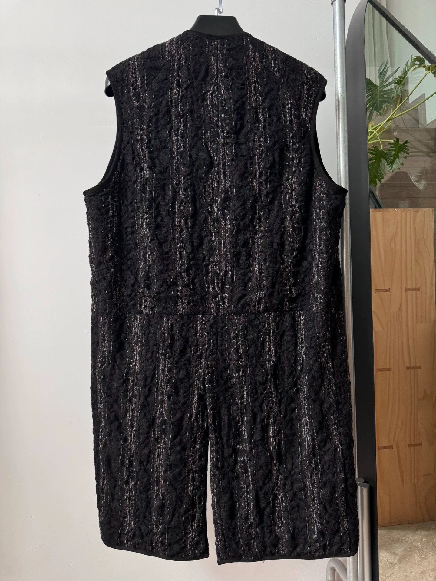 Haider Ackermann [HAIDER ACKERMANN] Black Heavy Duty Vest Coat Size US S / EU 44-46 / 1 - 2 Thumbnail