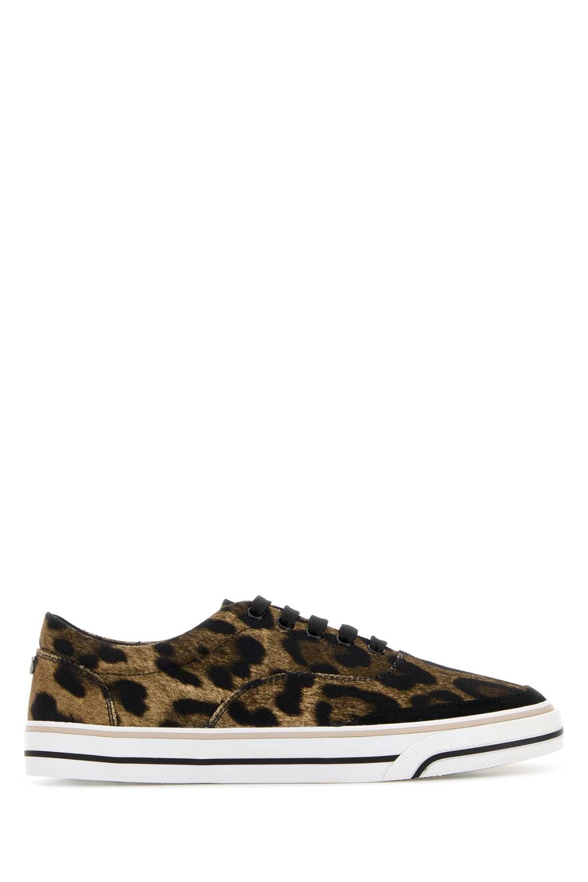 Dolce & Gabbana Printed Canvas Dg Sailing Sneakers Size US 8 / IT 38 - 1 Thumbnail