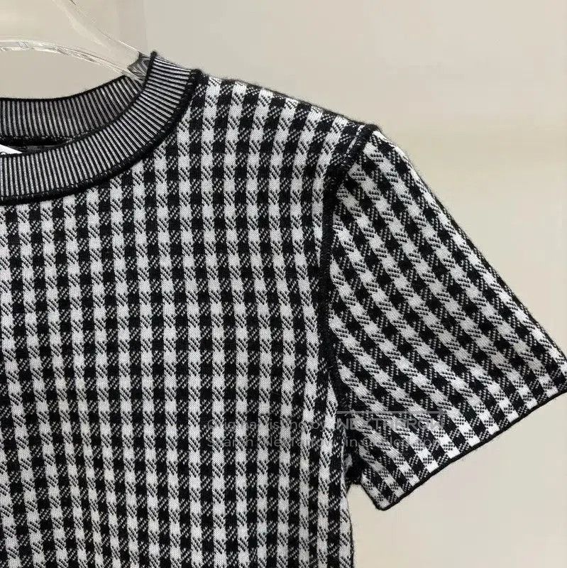 Dior Dior Black Cashmere Short Sleeve Sweater . Size XS / US 0-2 / IT 36-38 - 4 Thumbnail