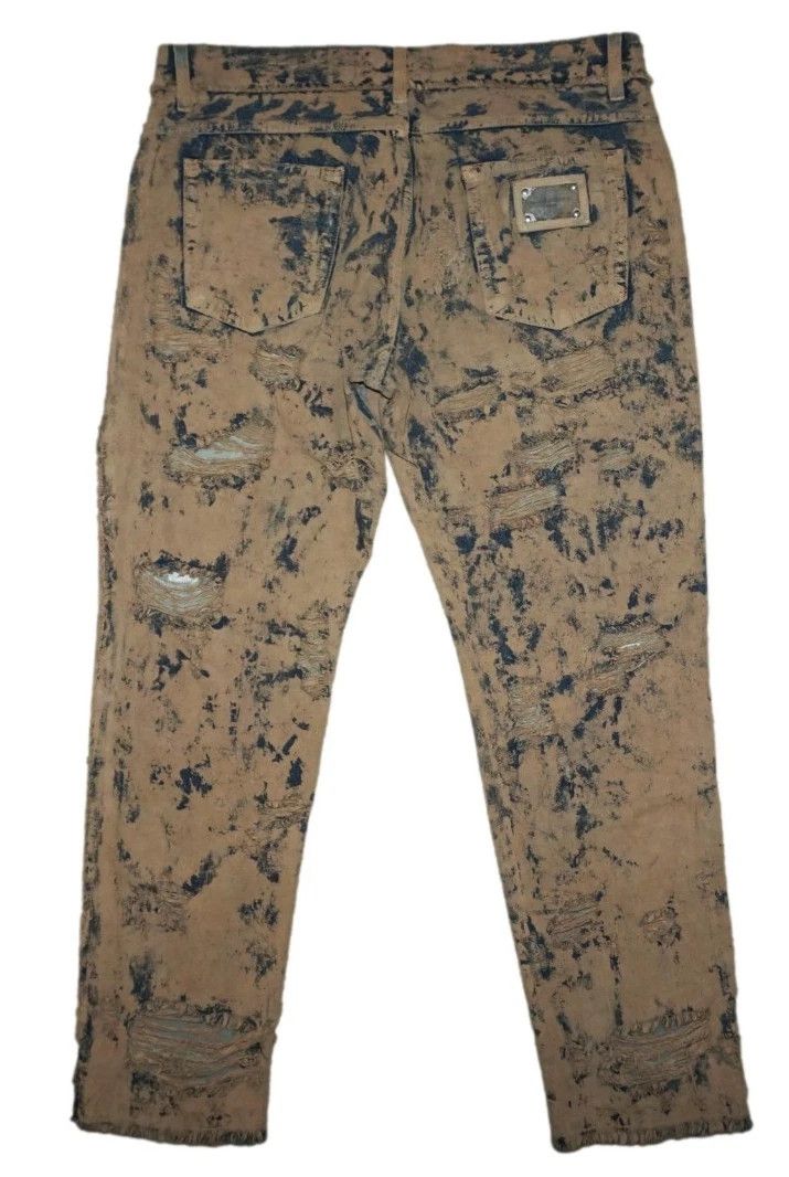 Dolce & Gabbana DOLCE & GABBANA CAMEL DISTRESSED JEANS GYJHCD SIZE 48 Size US 32 / EU 48 - 9 Thumbnail