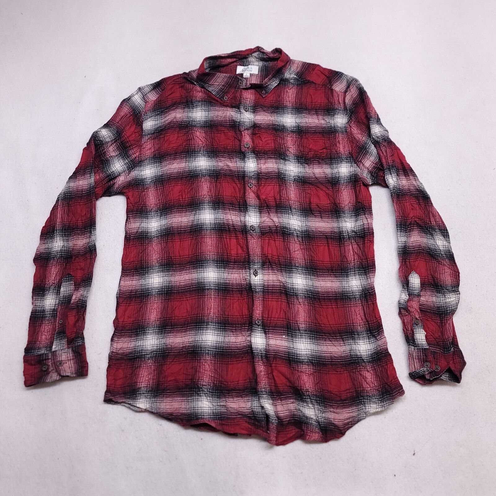 Croft & Barrow Croft & Barrow Tartan Flannel Shirt Mens Size Large L Red Size US L / EU 52-54 / 3 - 2 Thumbnail