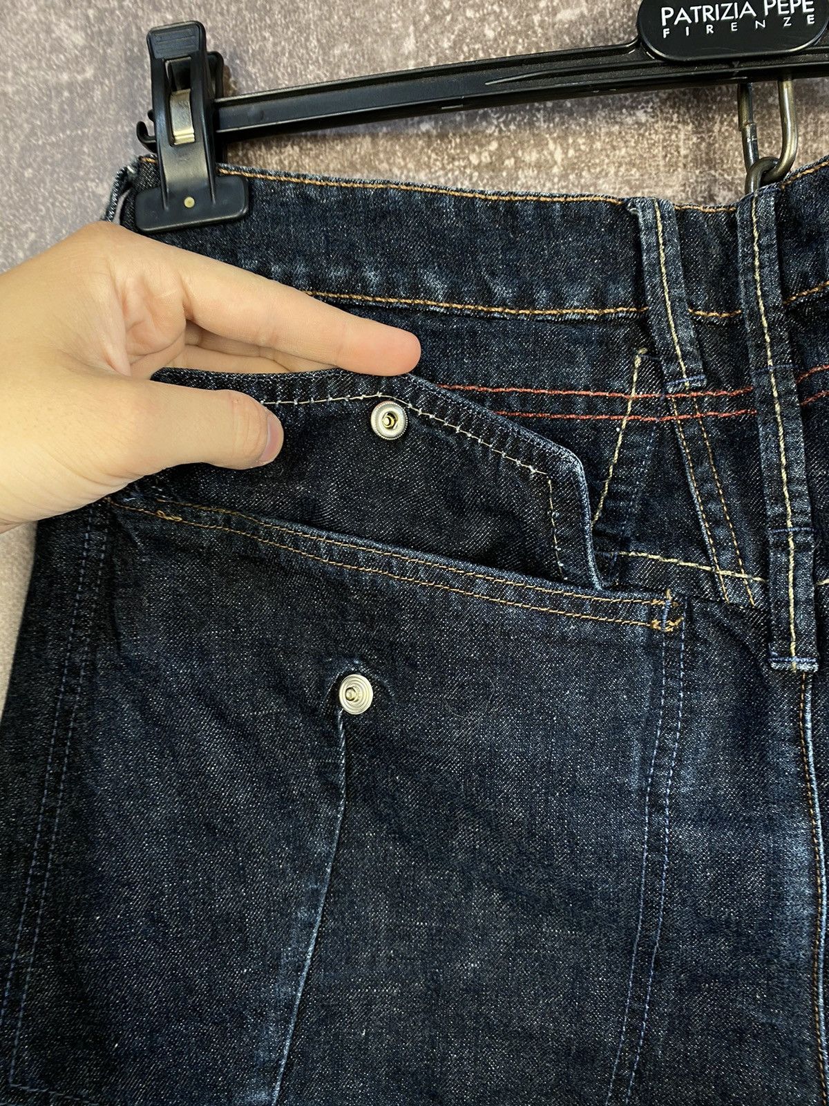 Marithe + Francois Girbaud × Vintage Vintage 90s Marithe Francois Girbaud Denim Shorts Jorts Size US 33 - 7 Thumbnail