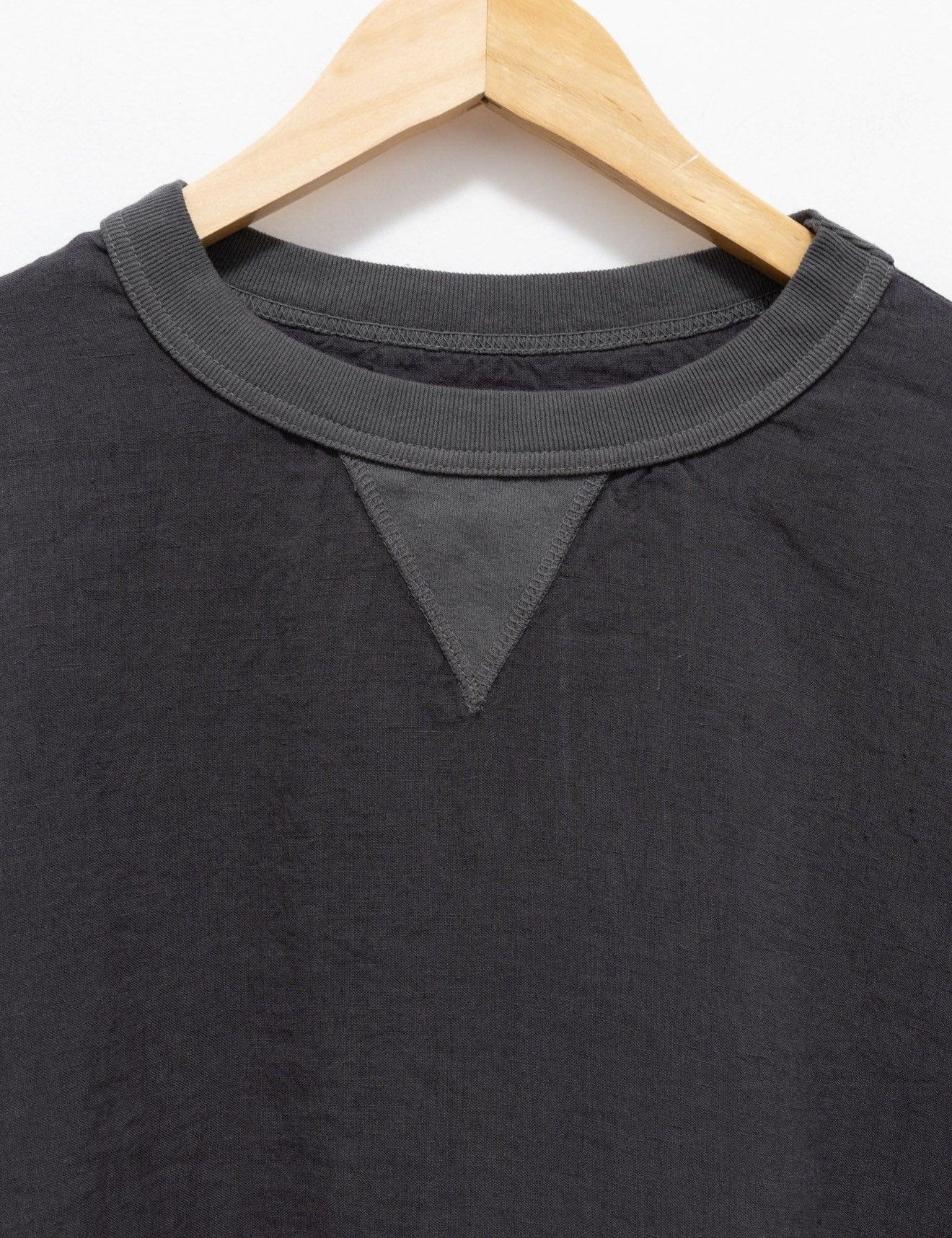 Other Maillot Linen Big Sweatshirt Tee - Smoke Gray Japan Size US M / EU 48-50 / 2 - 3 Thumbnail